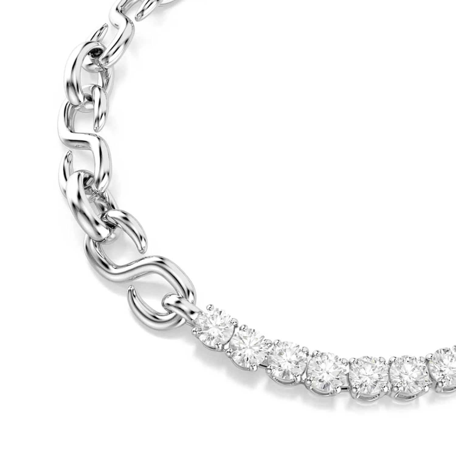 Swarovski Matrix Tennis Zilveren Schakelarmband 5753926 - Image 2