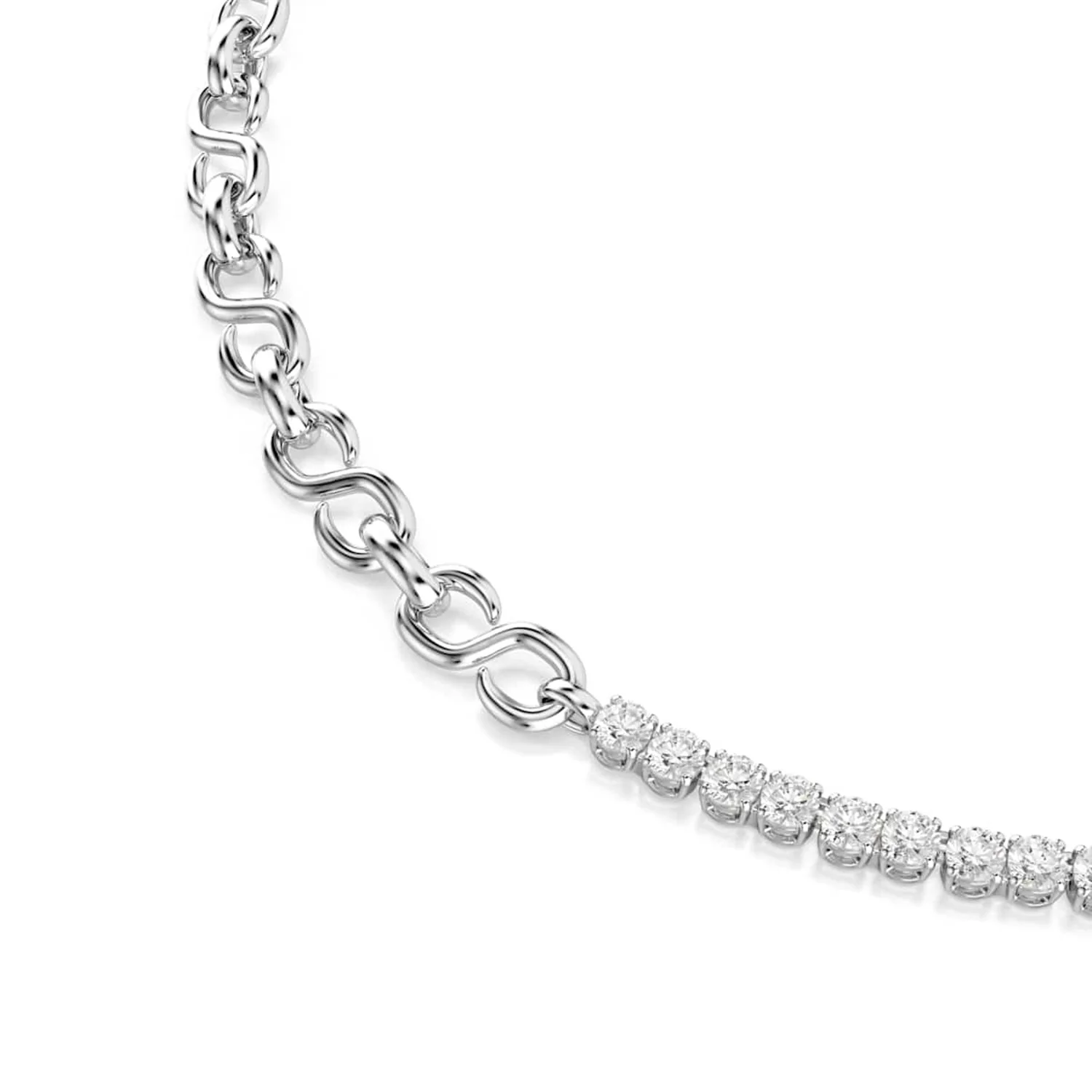 Swarovski Matrix Tennis Zilveren Ketting 5747732 - Image 2