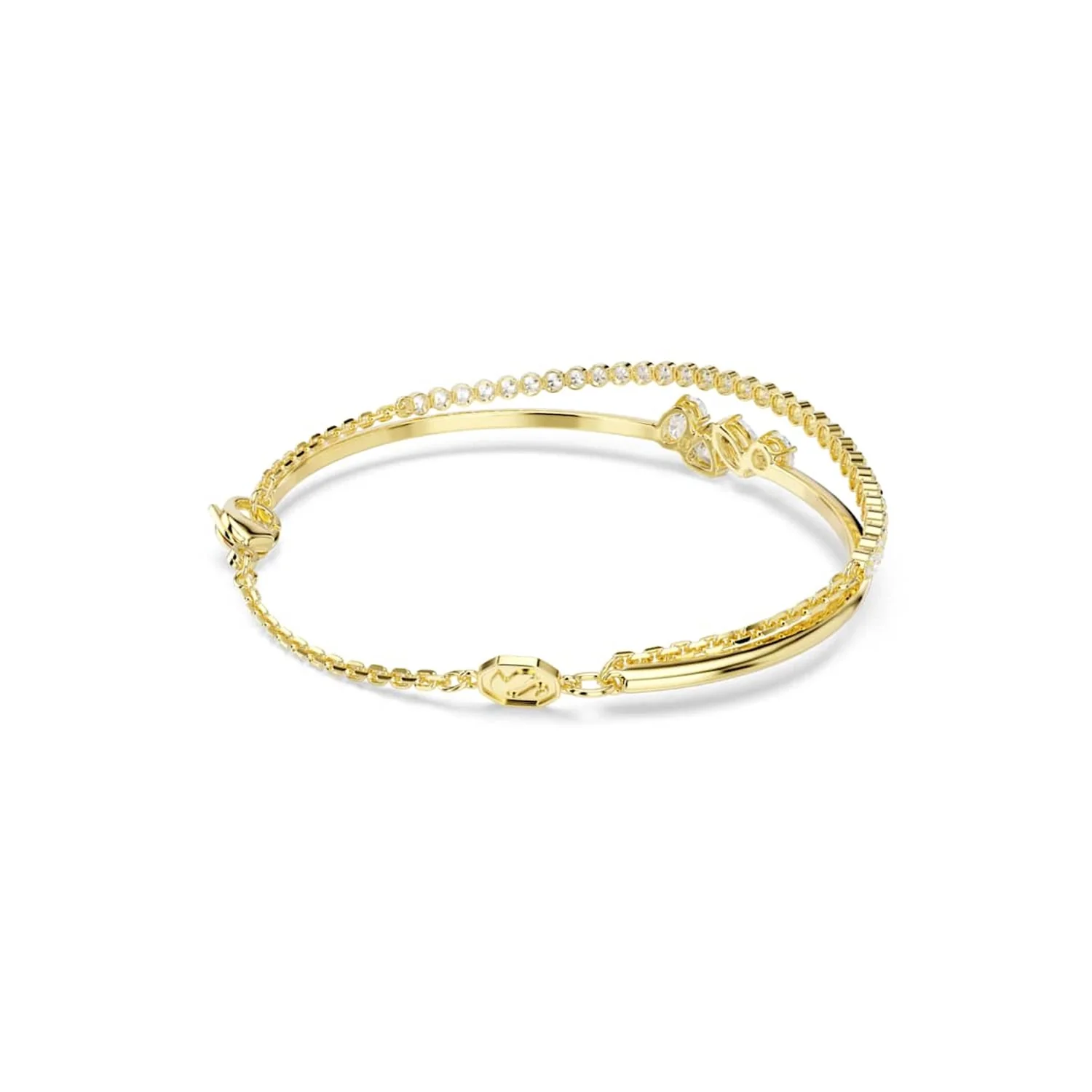 Swarovski Mesmera Attract Gouden Dubbele Armband 5747953 - Image 4