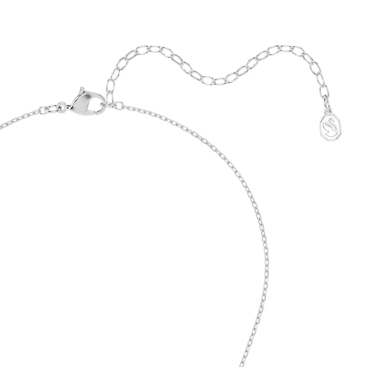 Swarovski Mesmera Glam Zilveren Ketting met Cirkel Hanger 5759837 - Image 4