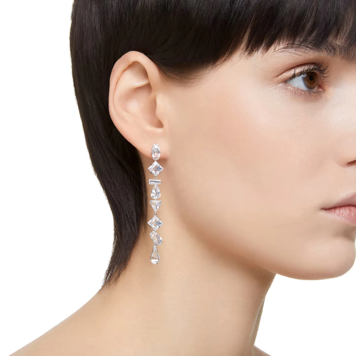 Swarovski Mesmera Silver-coloured Earrings 5661687 - Image 2