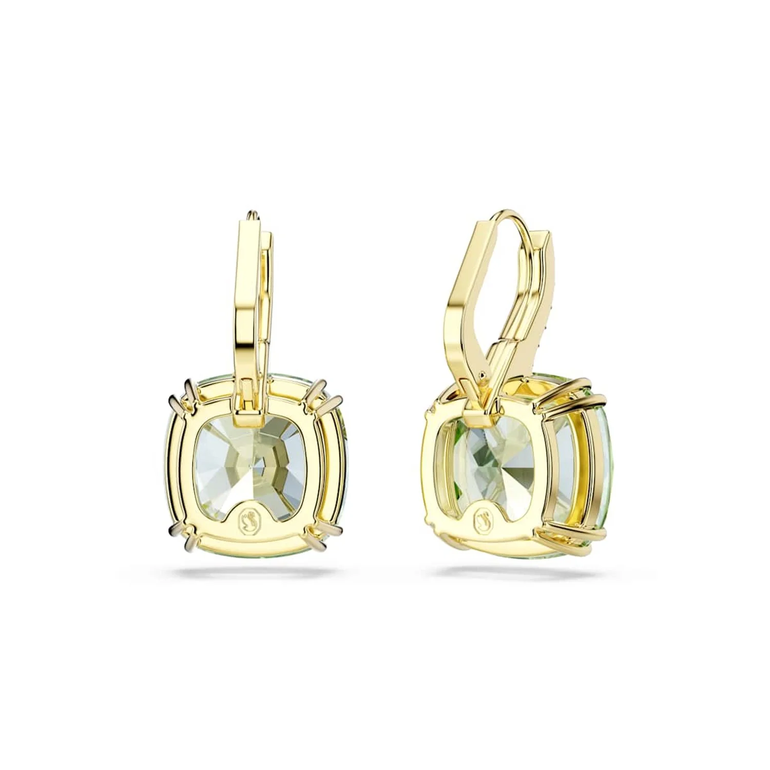 Swarovski Millenia Goudkleurige Oorbellen met Groene Kristal 5764822 - Image 4