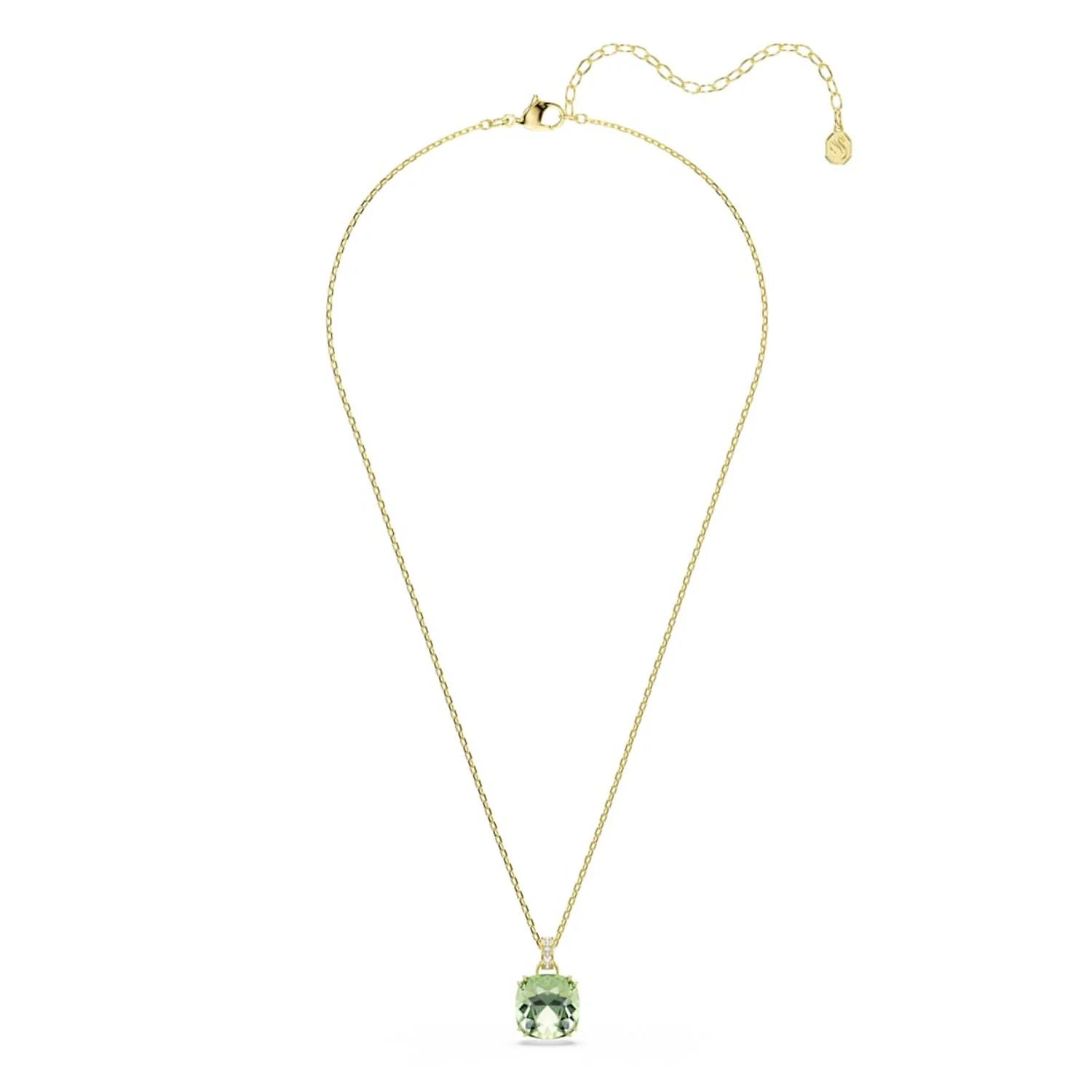 Swarovski Millenia Gouden Ketting met Groene Hanger 5764821 - Image 2