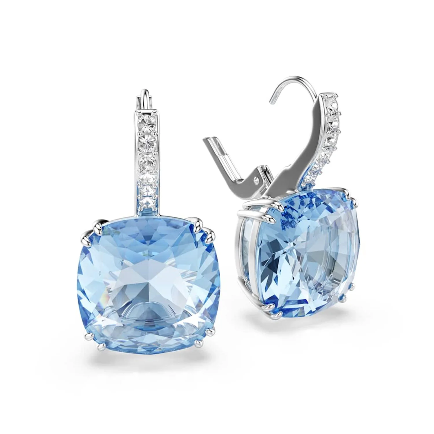 Swarovski Millenia Zilveren Oorbellen met Blauwe Kristal 5756150 - Image 3