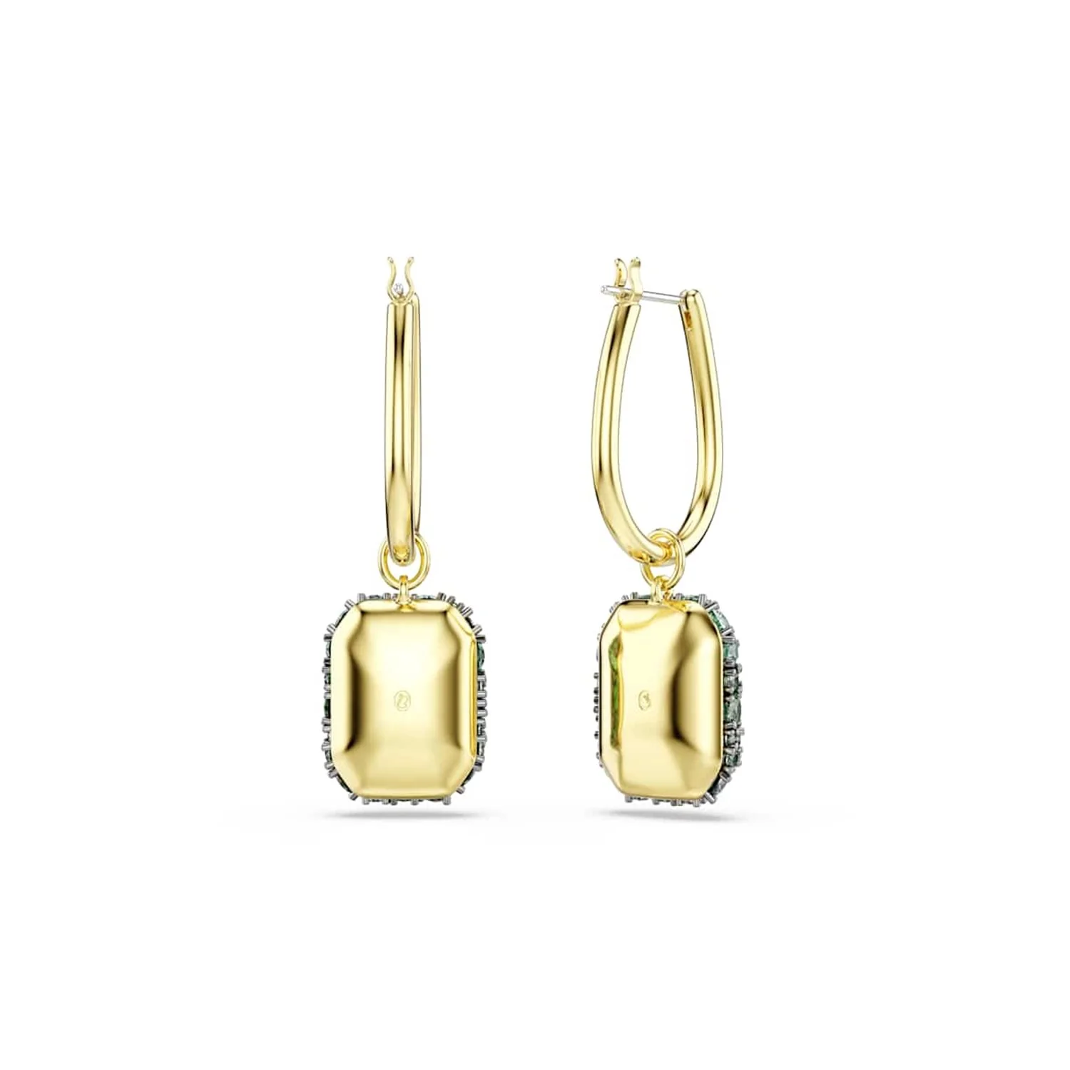 Swarovski Sublima Glam Gouden Oorbellen met Groene Kristal 5752890 - Image 4