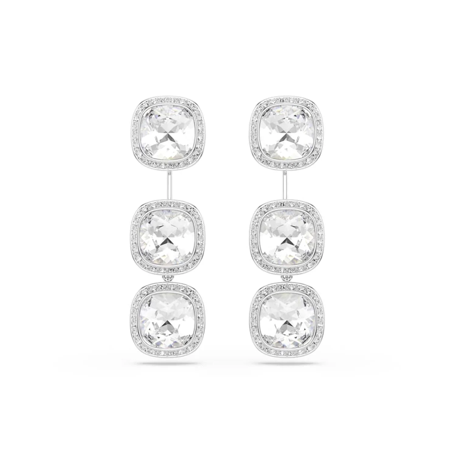 Swarovski Una Angelic Cushion Zilveren Oorbellen 5754342 - Image 2