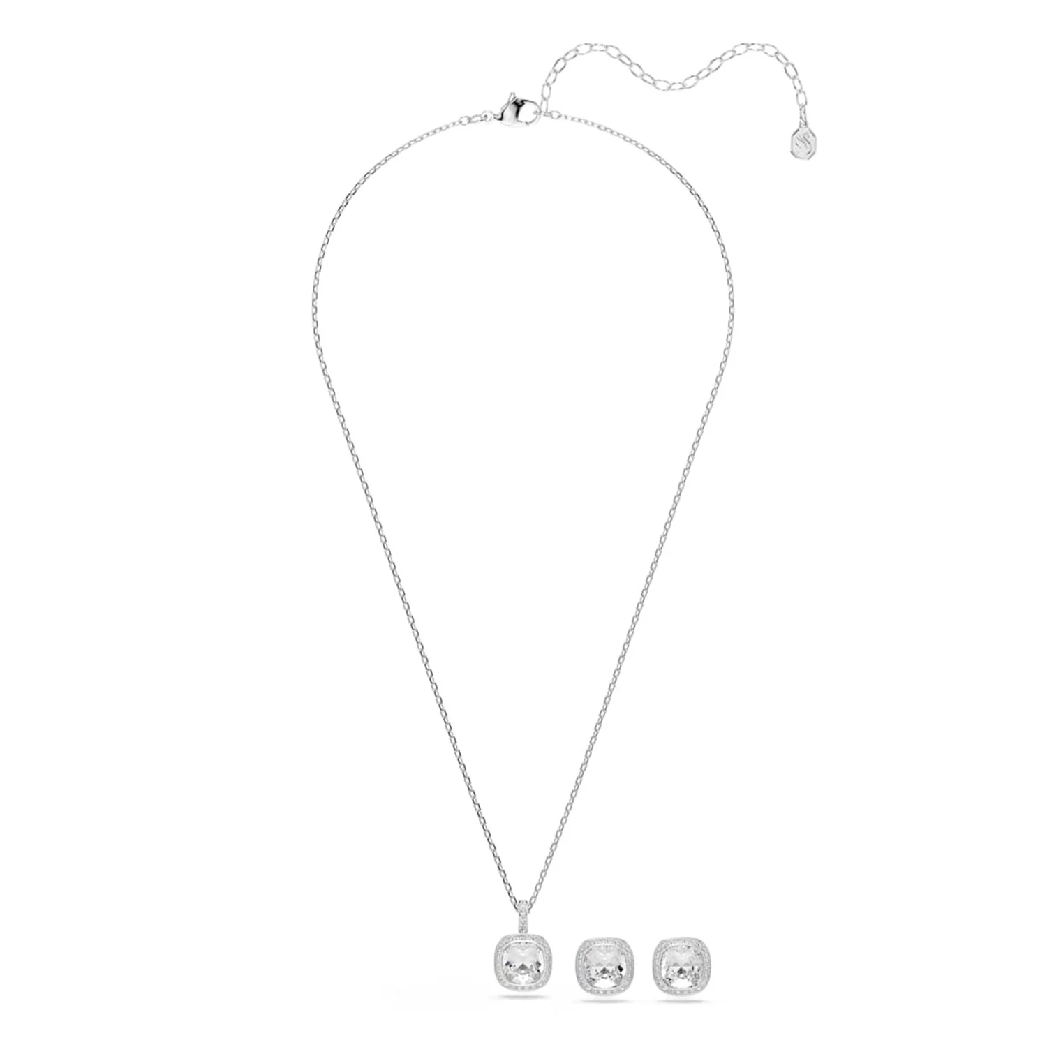 Swarovski Una Angelic Cushion Zilveren Sieradenset 5754343 - Image 2
