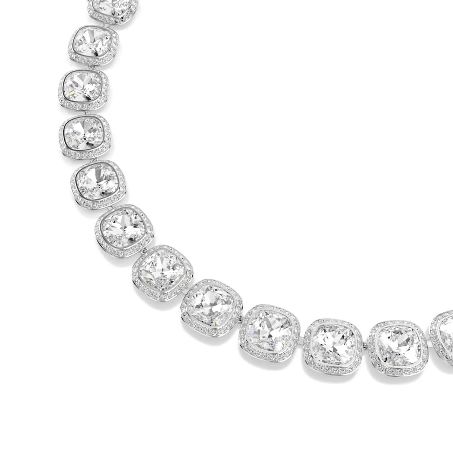 Swarovski Una Angelic Cushion Zilveren Ketting 5751326 - Image 2