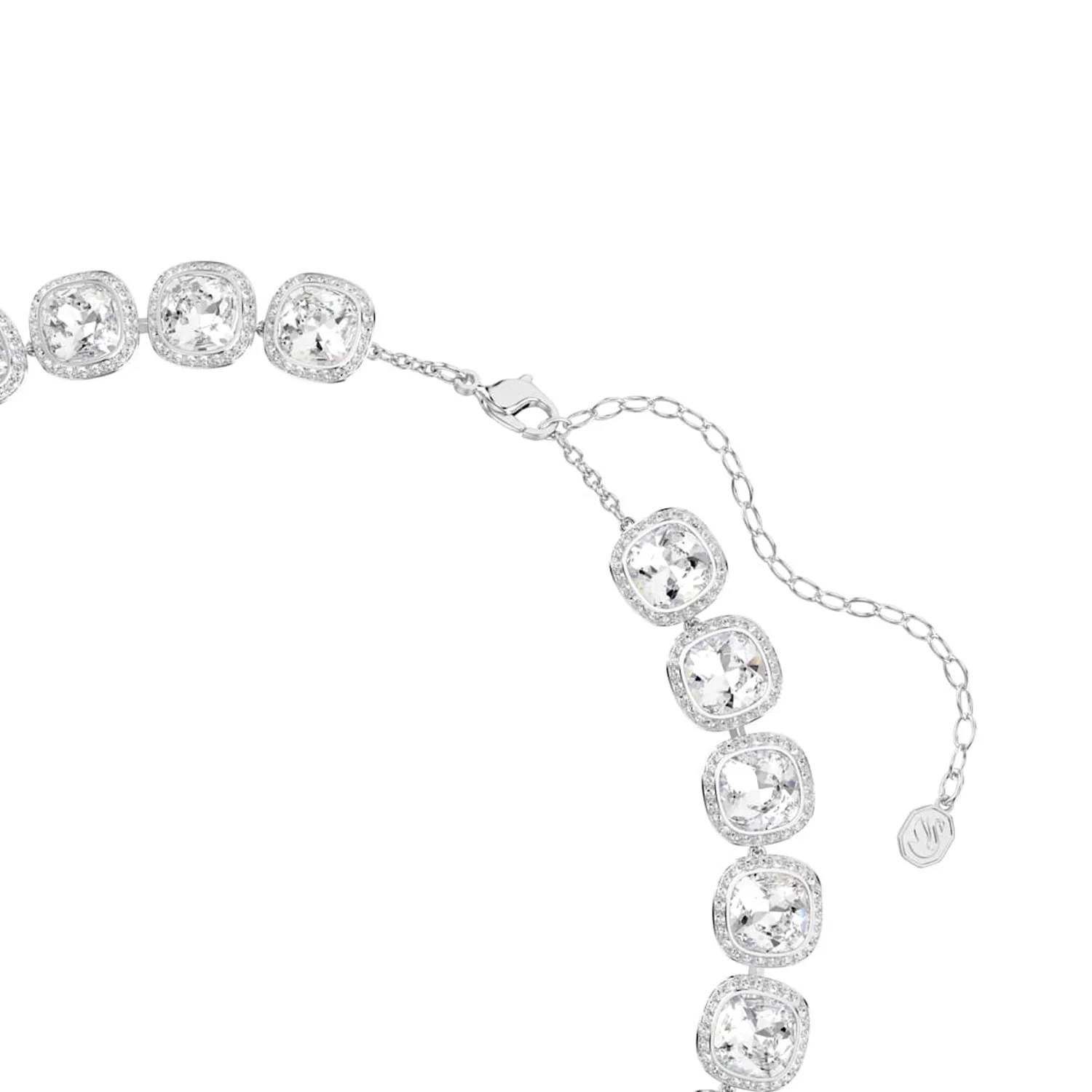 Swarovski Una Angelic Cushion Zilveren Ketting 5751326 - Image 3