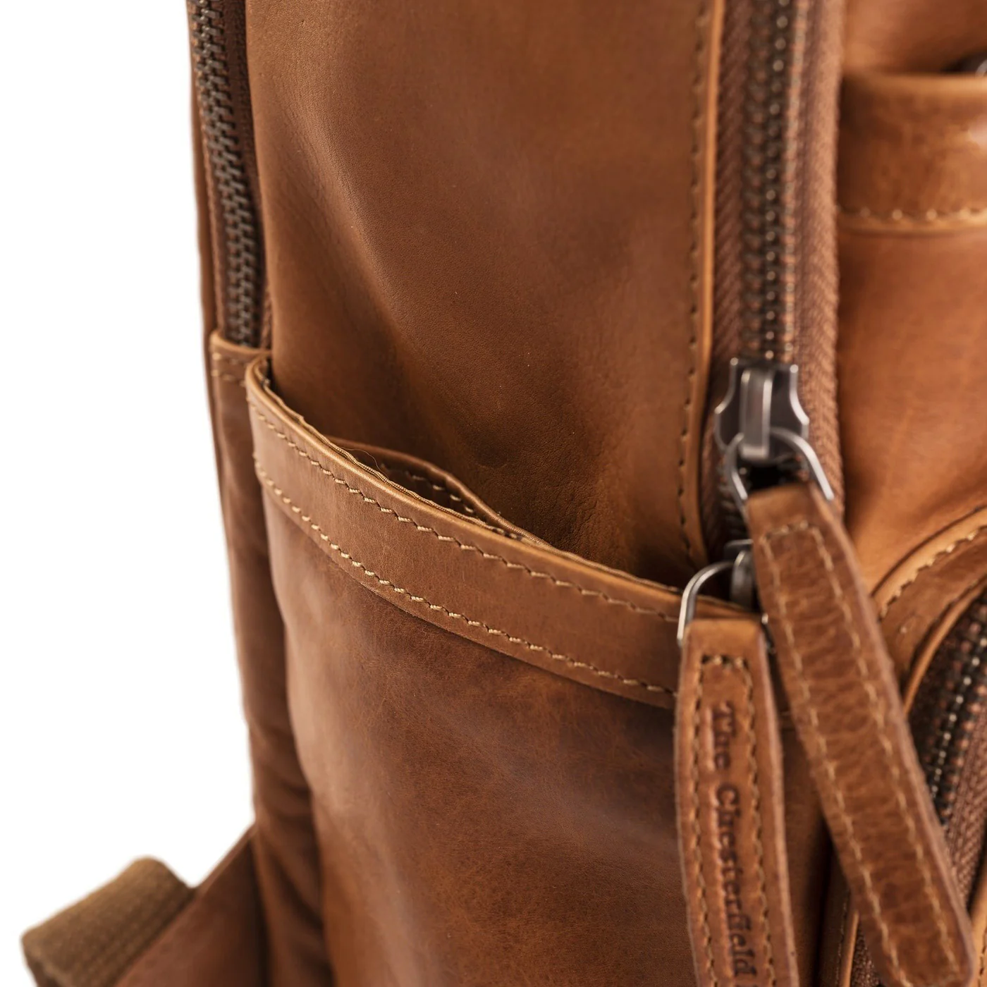 The Chesterfield Brand Austin Cognac Leather Backpack C58.018431 - Image 6