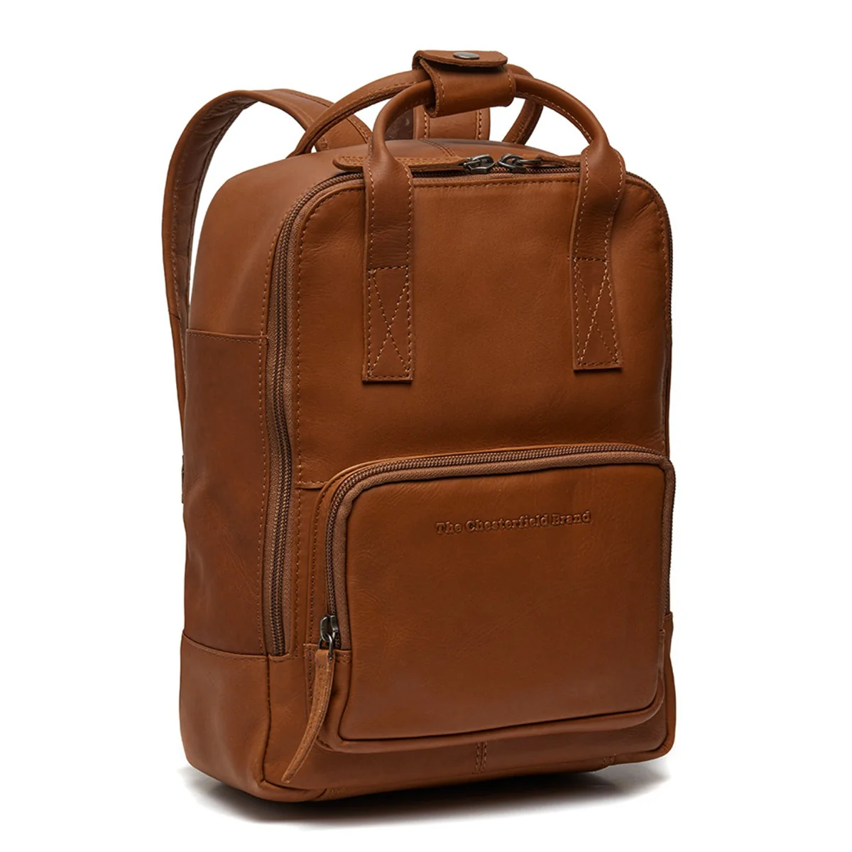 The Chesterfield Brand Bellary Brown Leather Backpack C58.018231 - Image 2