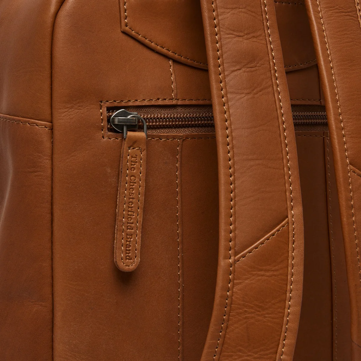The Chesterfield Brand Bellary Brown Leather Backpack C58.018231 - Image 4