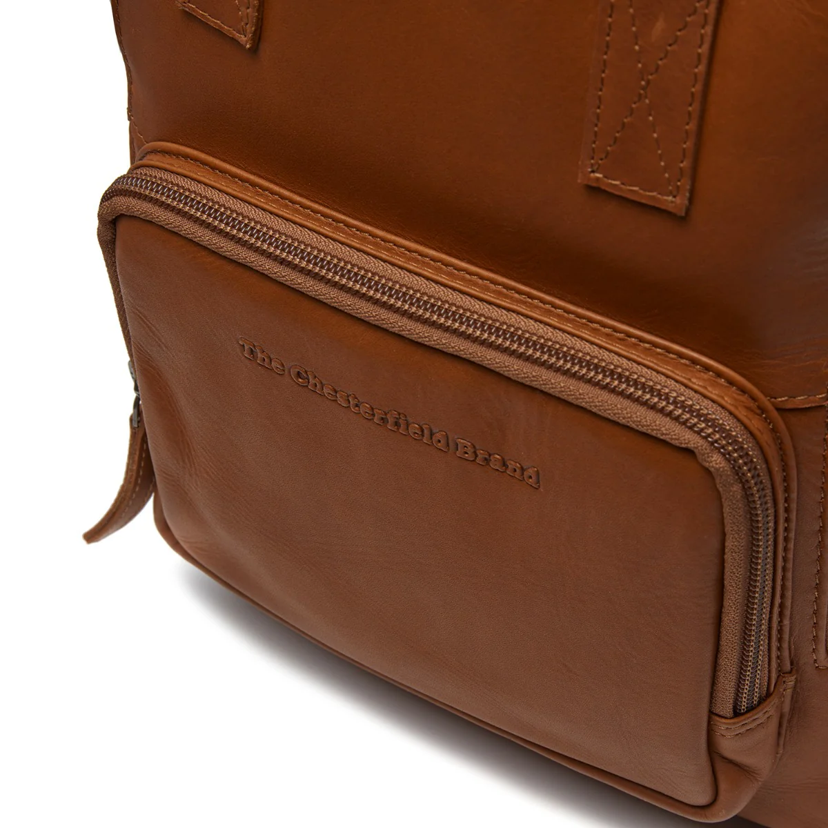 The Chesterfield Brand Bellary Brown Leather Backpack C58.018231 - Image 5
