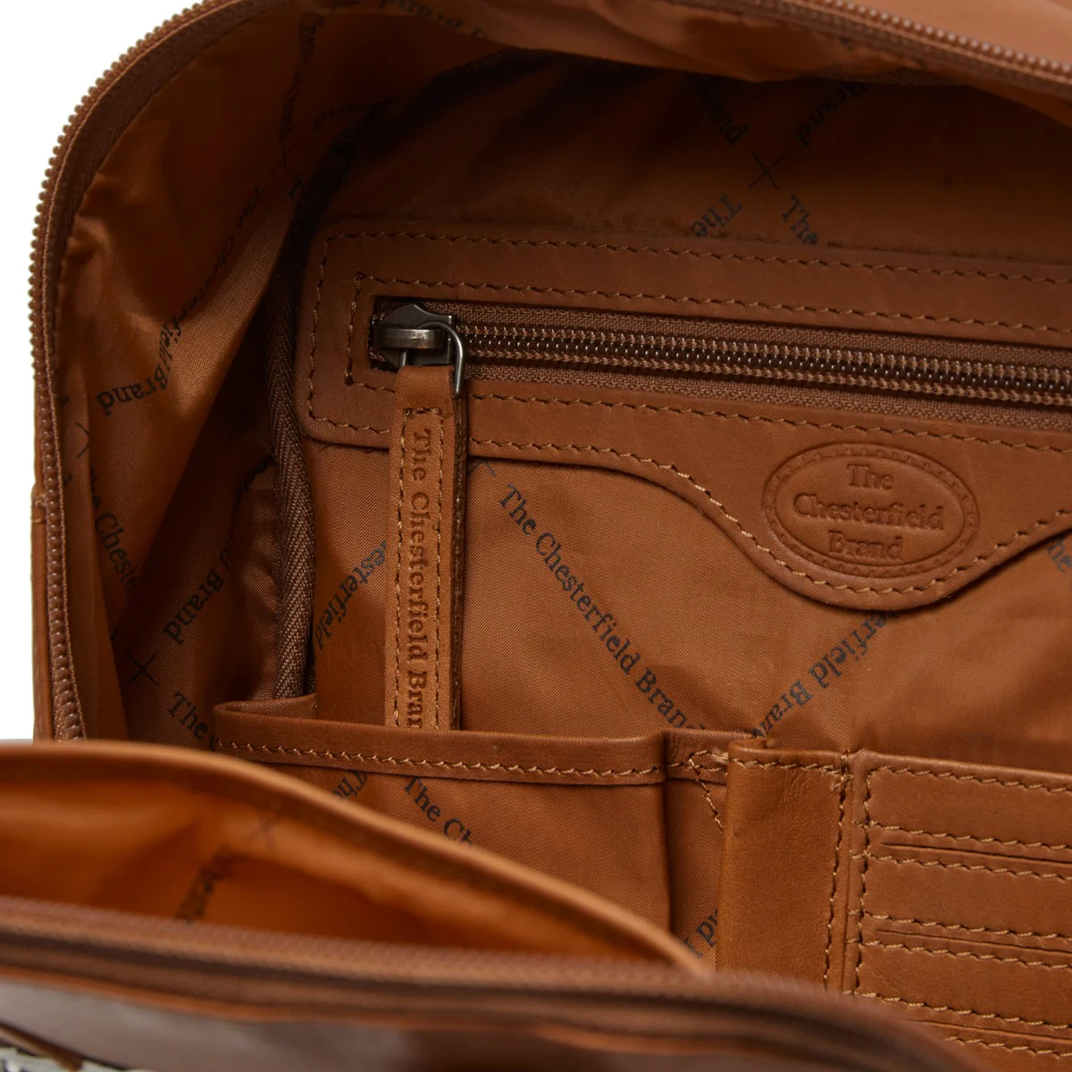 The Chesterfield Brand Bellary Brown Leather Backpack C58.018231 - Image 7