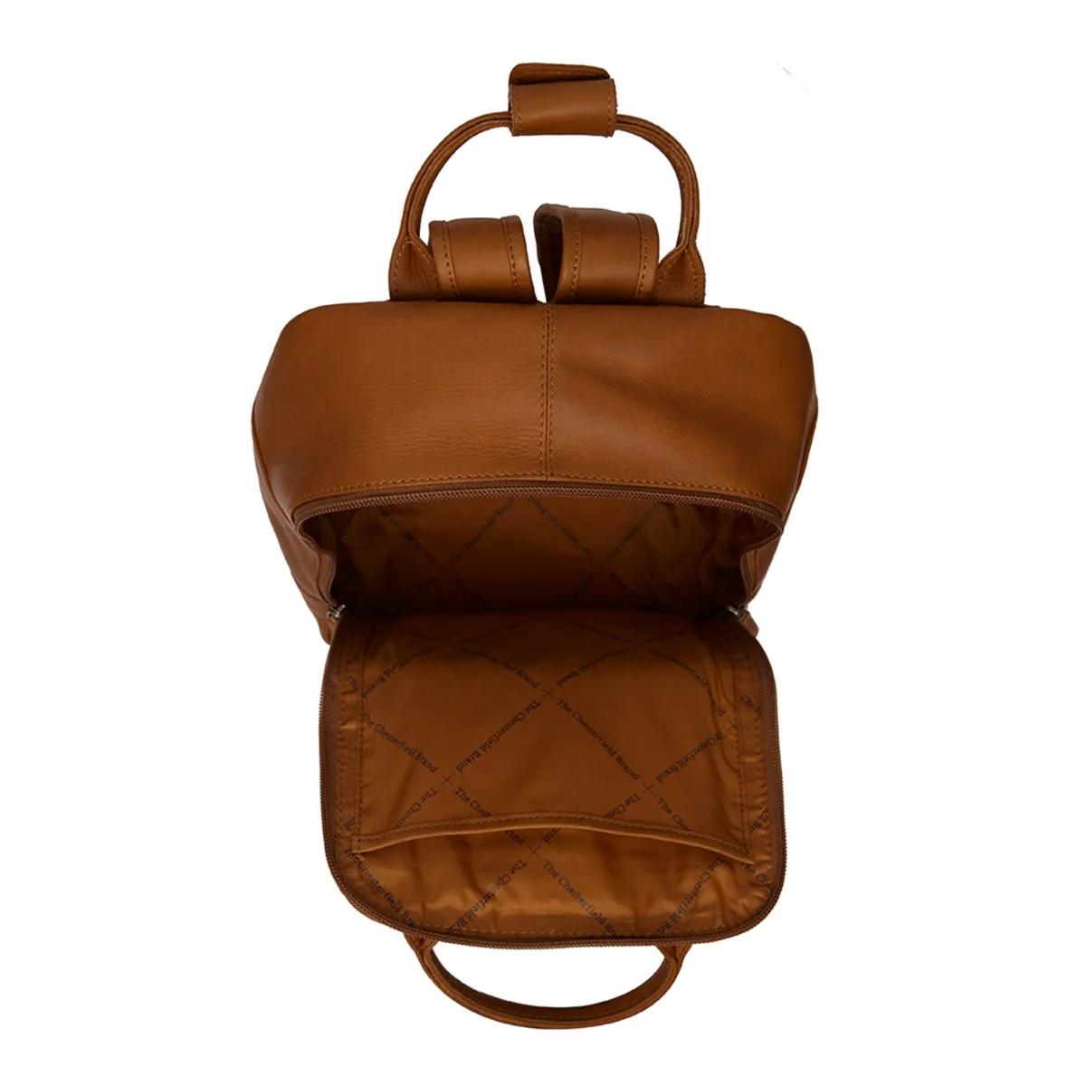 The Chesterfield Brand Bellary Brown Leather Backpack C58.018231 - Image 8