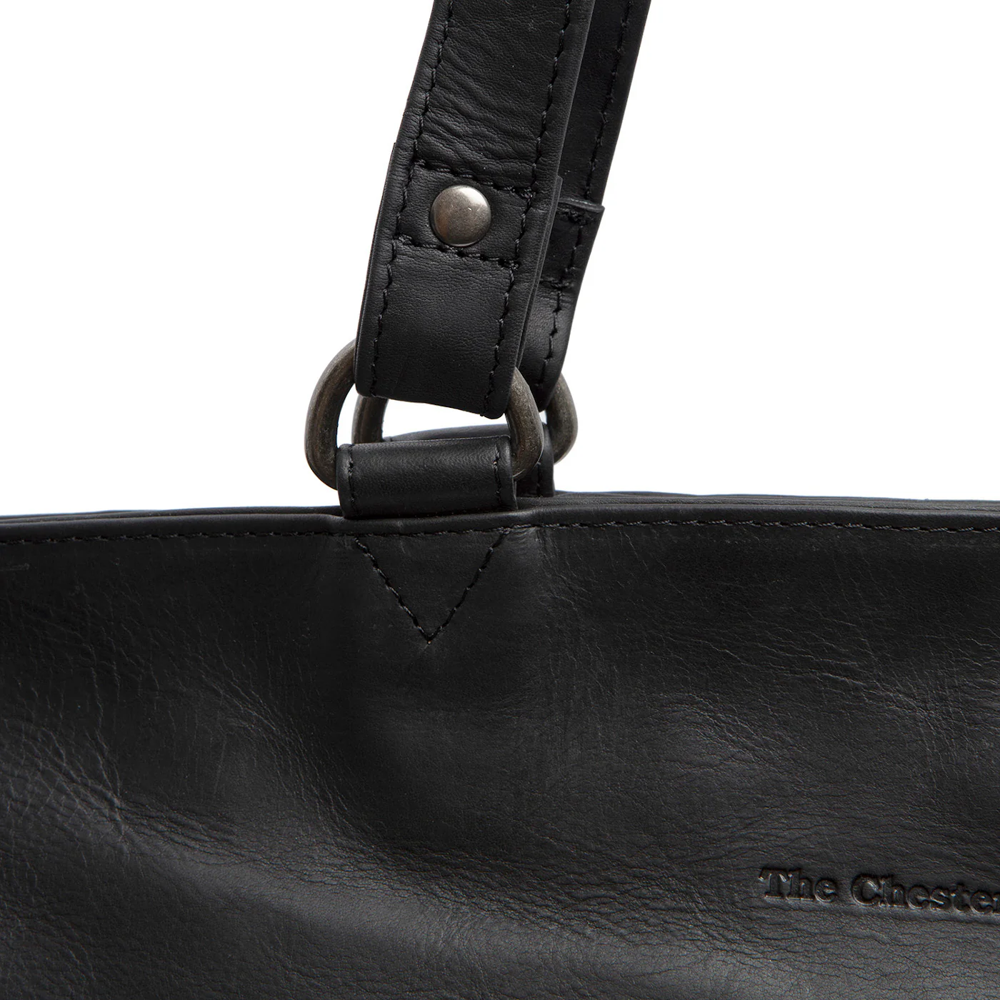 The Chesterfield Brand Berlin Black Leather Shopper C38.016000 - Image 5