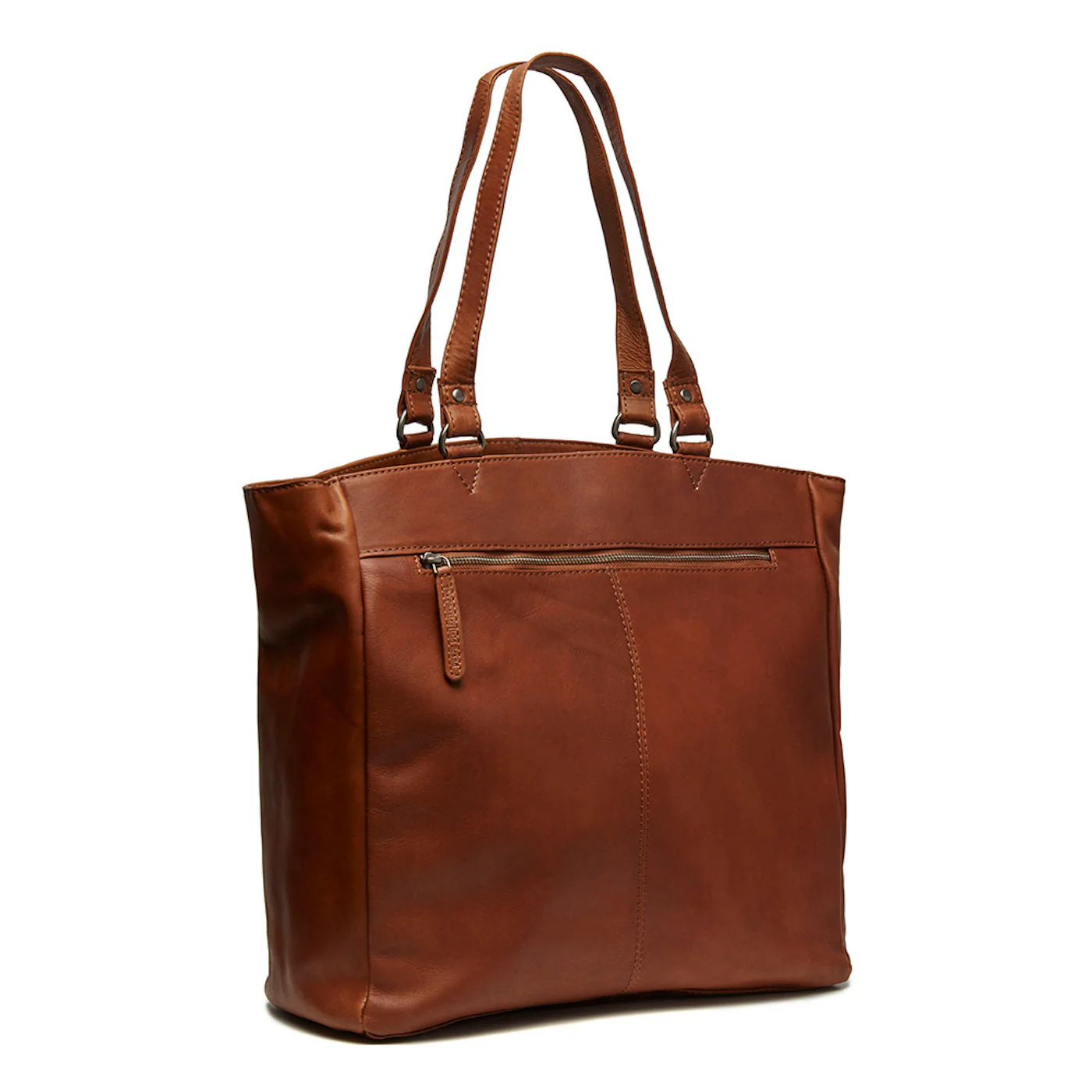 The Chesterfield Brand Berlin Cognac Leather Shopper C38.016031 - Image 4