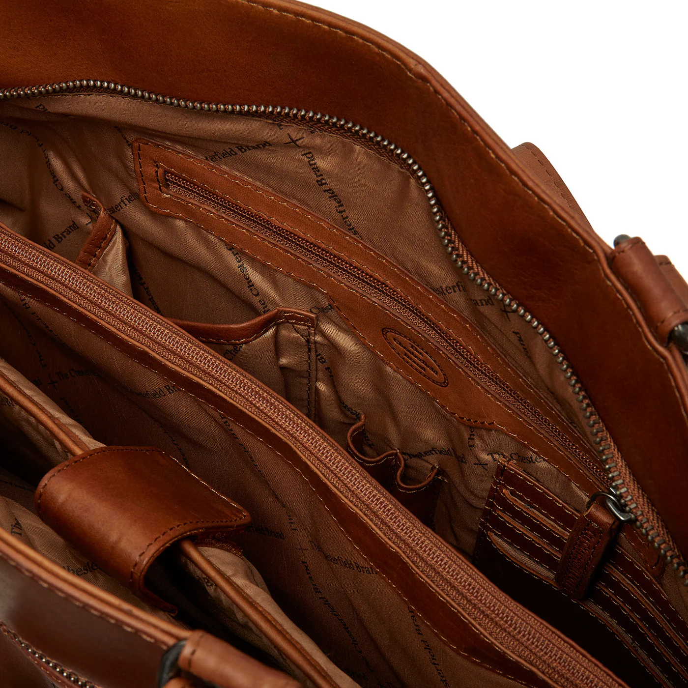 The Chesterfield Brand Berlin Cognac Leather Shopper C38.016031 - Image 5