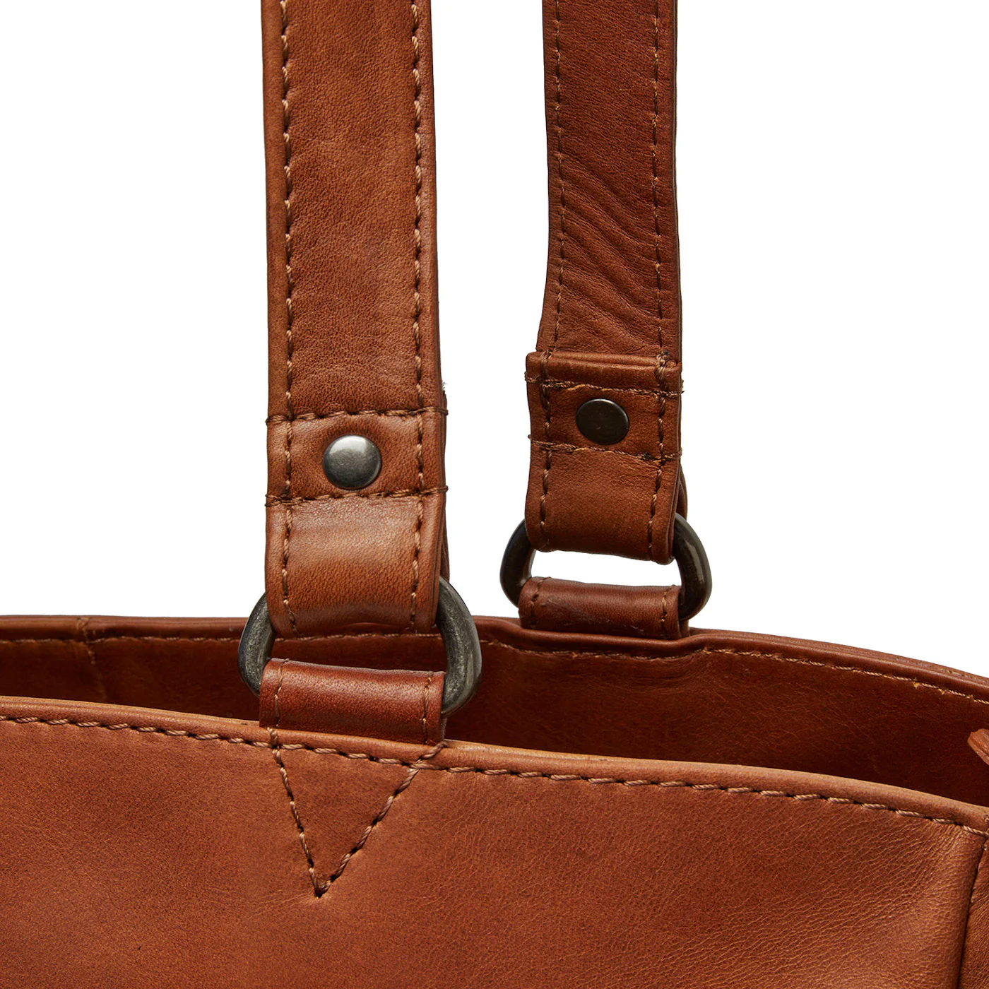 The Chesterfield Brand Berlin Cognac Leather Shopper C38.016031 - Image 6