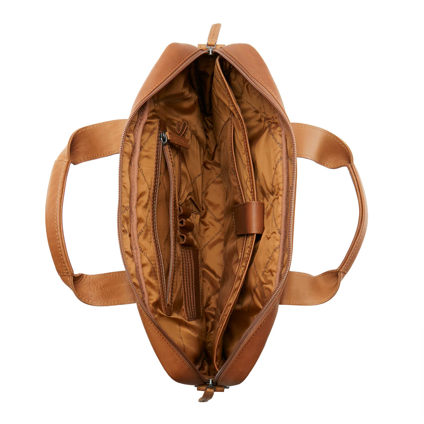 The Chesterfield Brand Calvi Cognac Leather Laptop Bag C40.103331 - Image 5