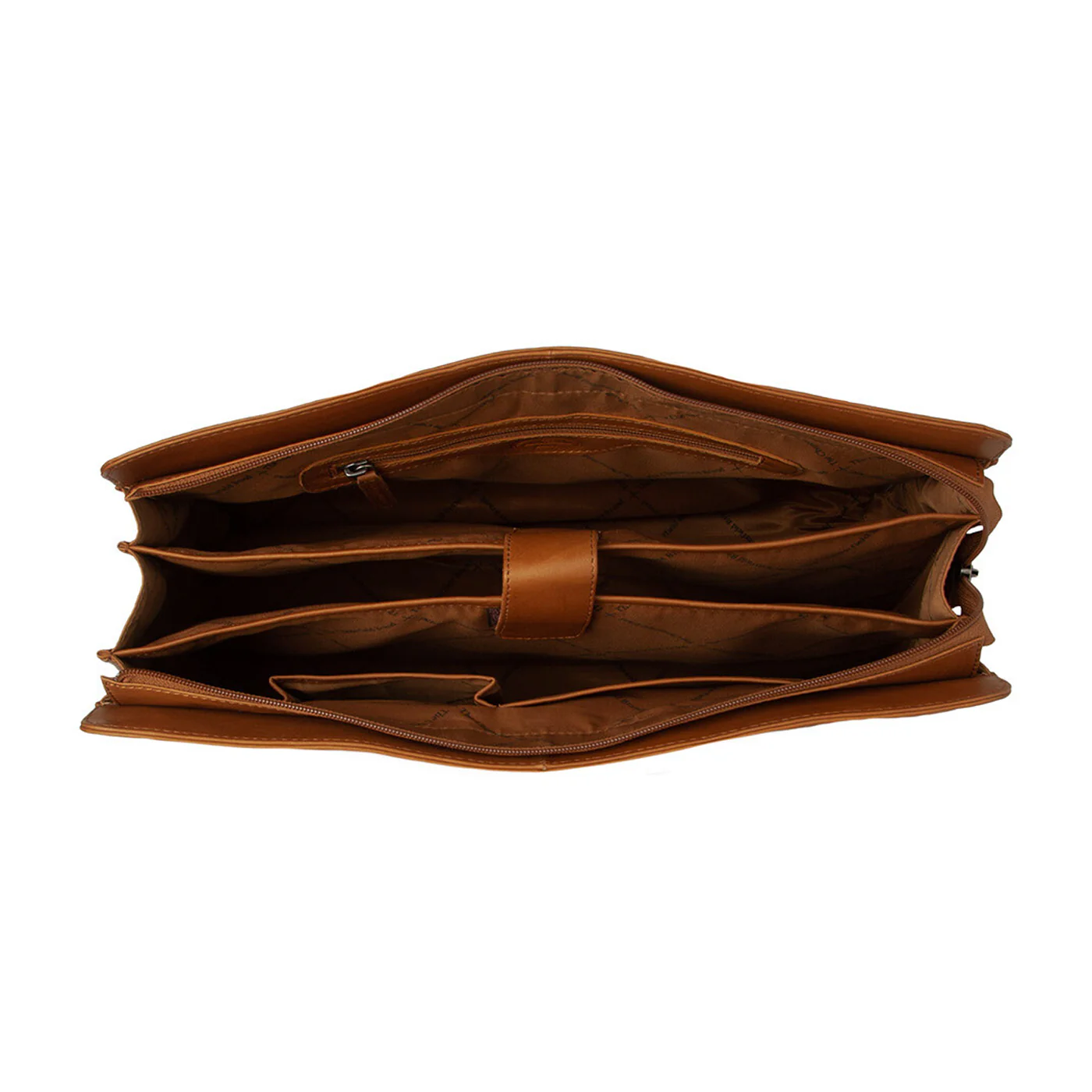 The Chesterfield Brand Fidenza Cognac Leather Laptop Bag C38.020631 - Image 8