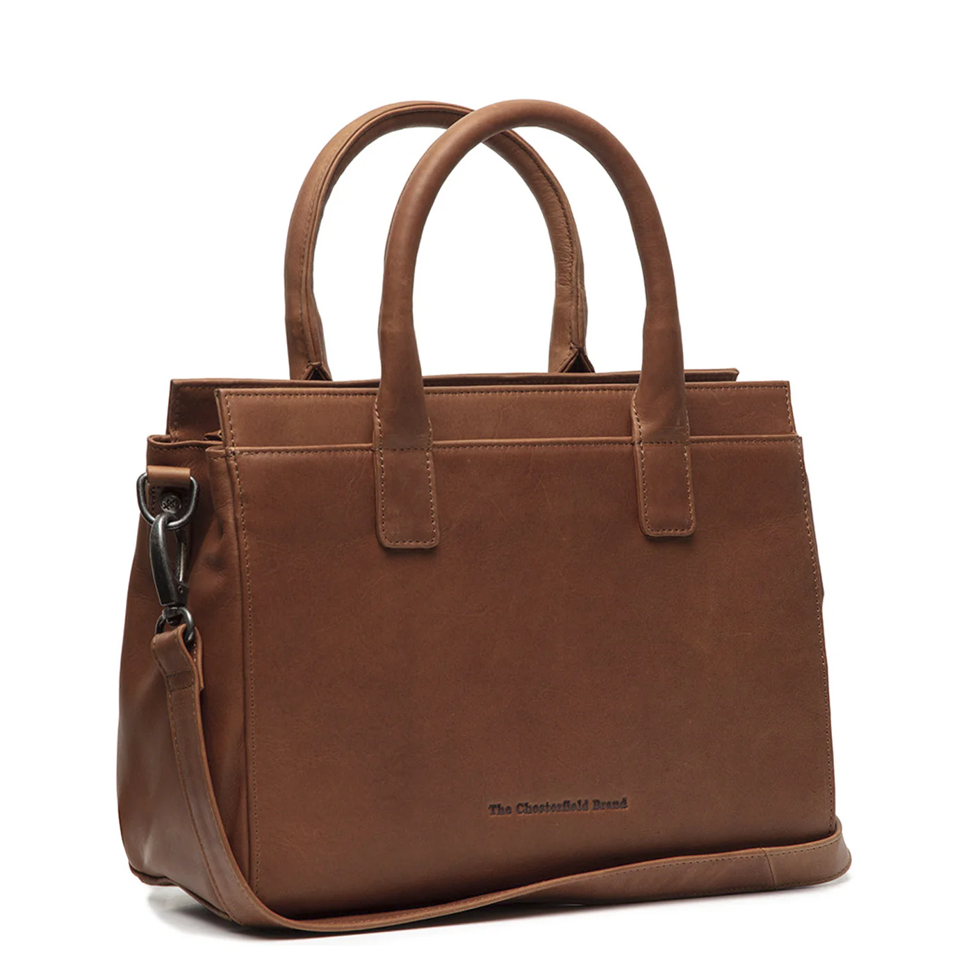 The Chesterfield Brand Garda Cognac Leather Handbag C48.127431 - Image 3