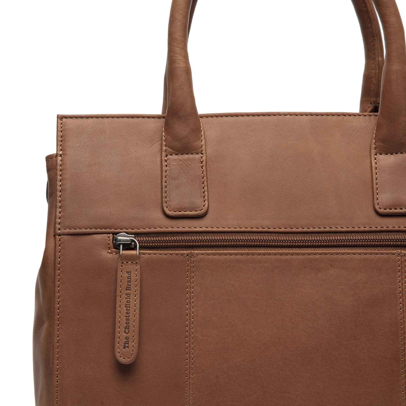 The Chesterfield Brand Garda Cognac Leather Handbag C48.127431 - Image 5