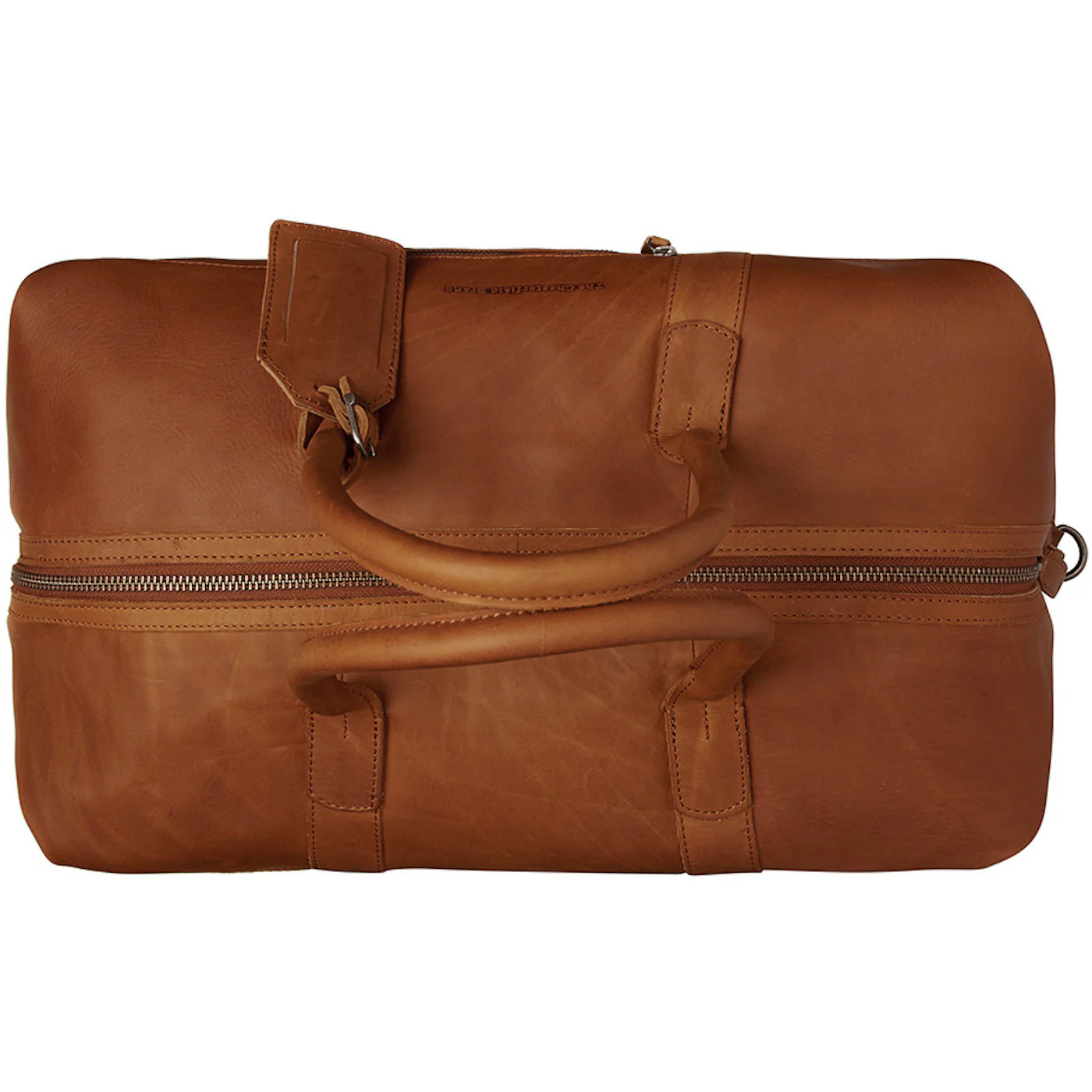 The Chesterfield Brand Portsmouth Cognac Leather Travel bag C20.001731 - Image 8