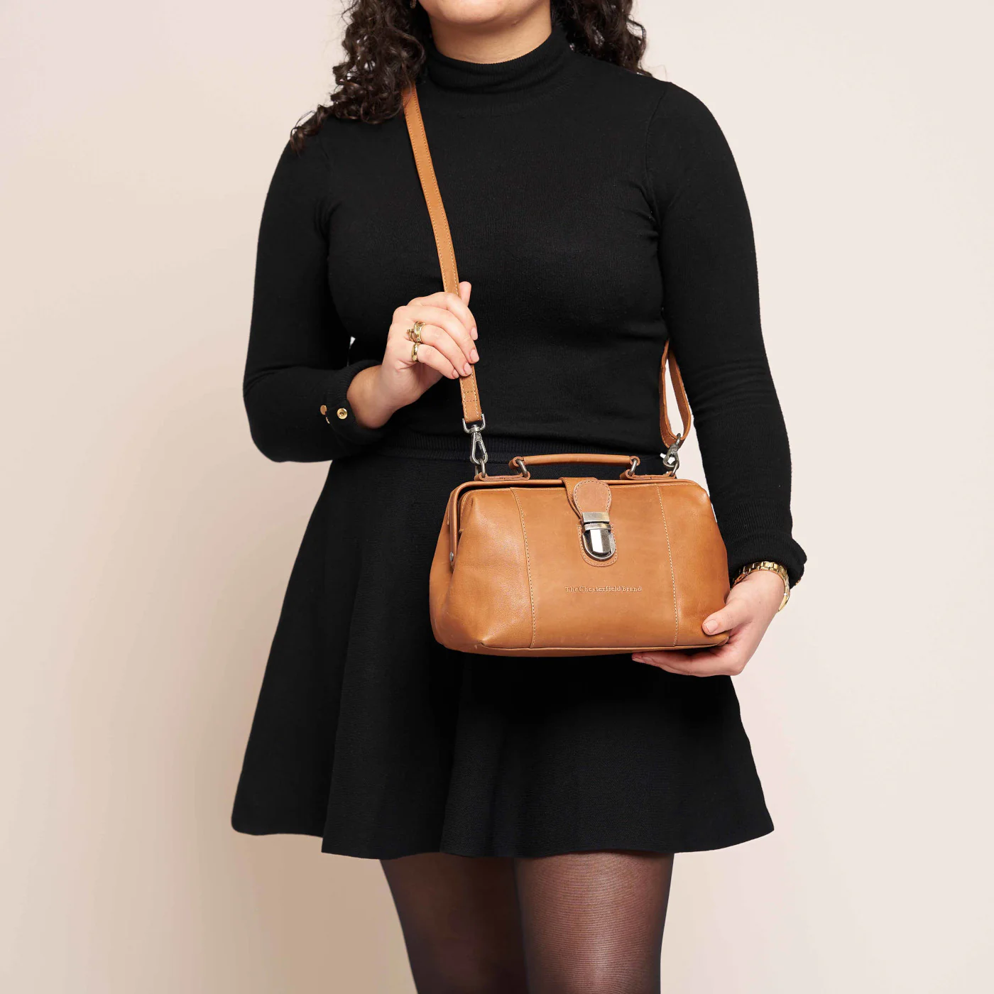 The Chesterfield Brand Rachael Cognac Leather Handbag C48.112731 - Image 8