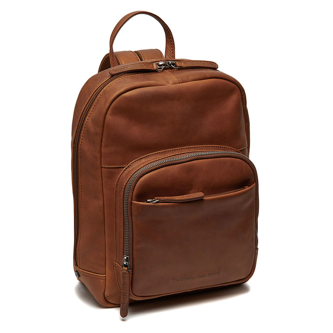 The Chesterfield Brand Santana Cognac Leather Backpack C58.030031 - Image 3