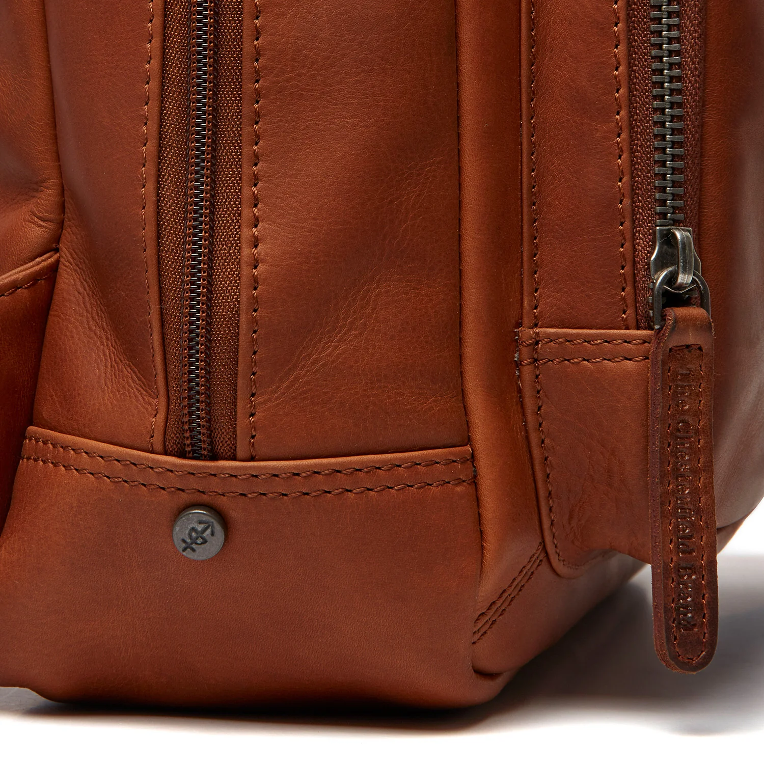The Chesterfield Brand Santana Cognac Leather Backpack C58.030031 - Image 5
