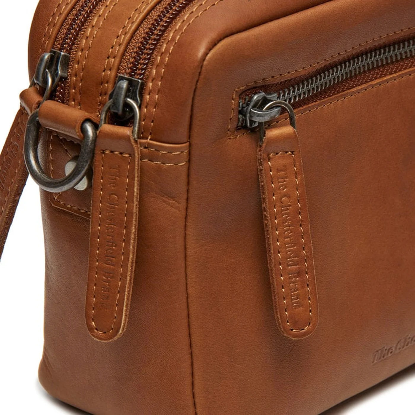 The Chesterfield Brand Tustin Cognac Leather Crossbody bag C48.122231 - Image 3