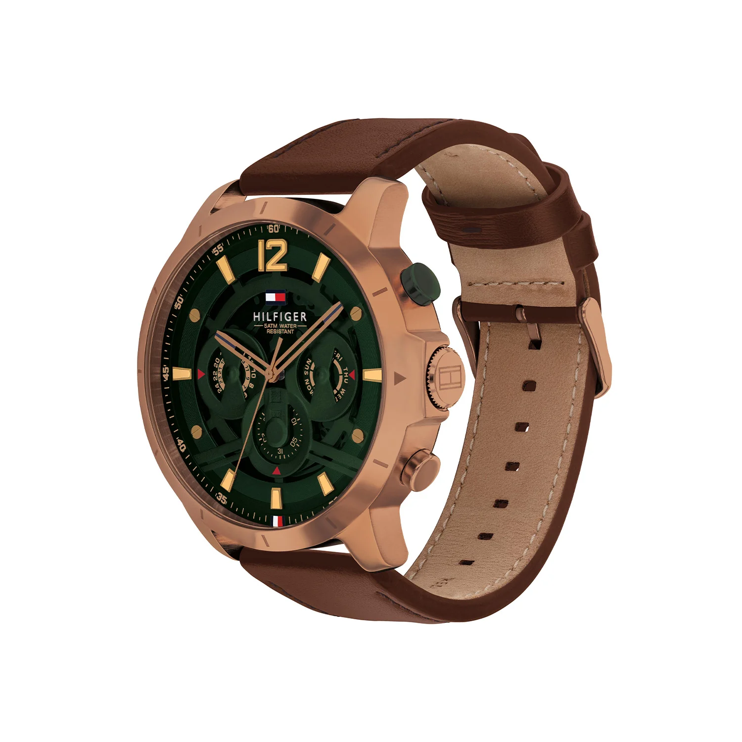 Tommy Hilfiger Bruine Herenhorloge TH1792207 - Image 3