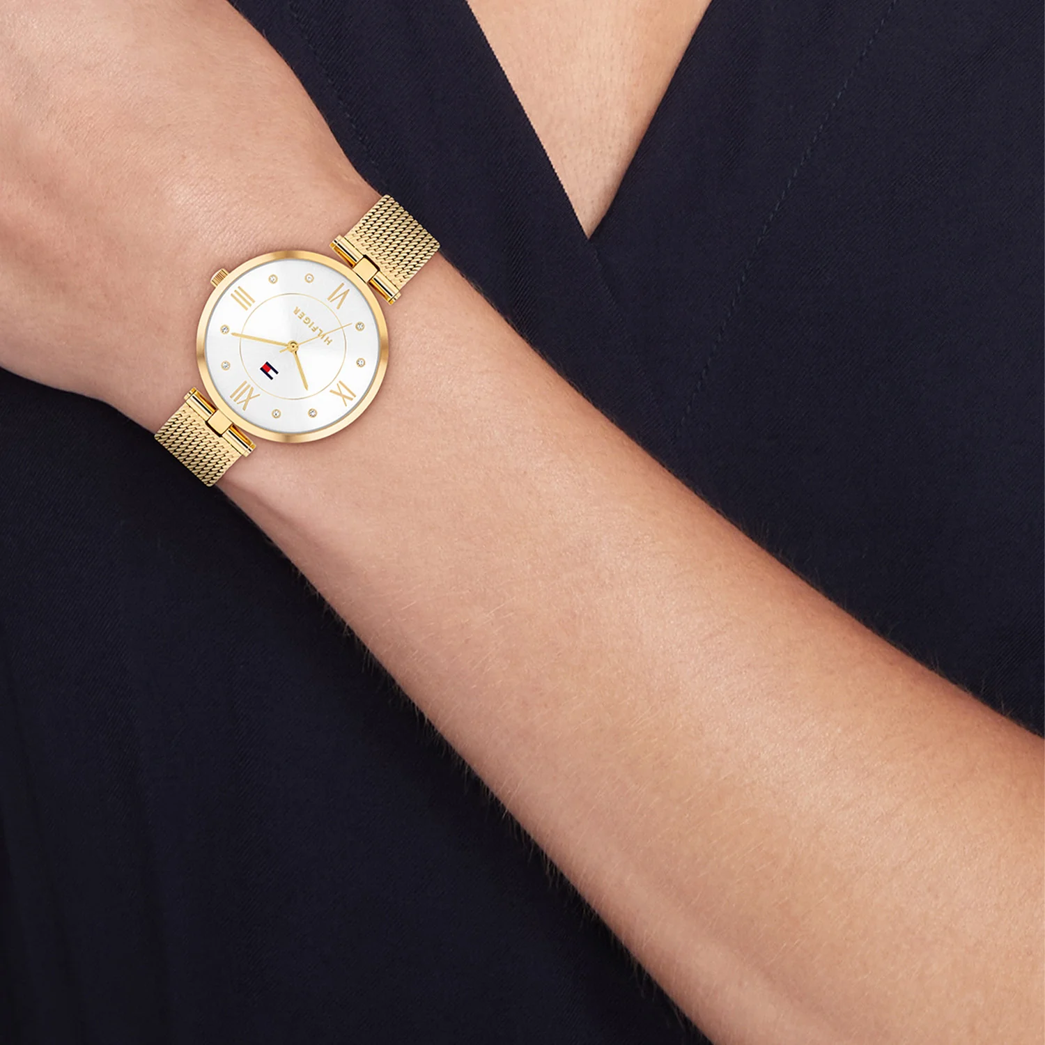 Tommy Hilfiger Gouden Dameshorloge TH1782805 - Image 3