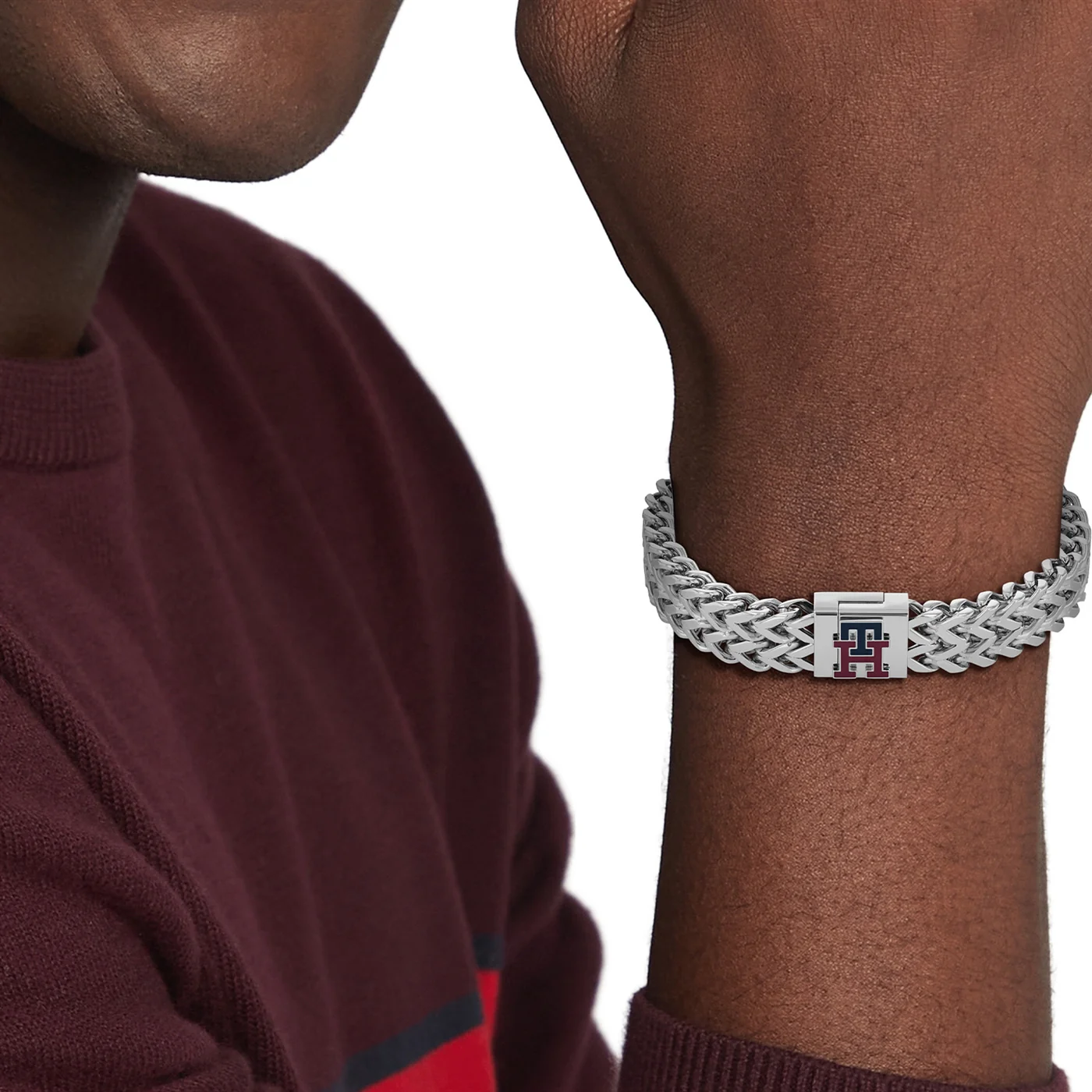 Tommy Hilfiger Jewels Monogram Silver-coloured Bracelet TJ2790462 - Image 2