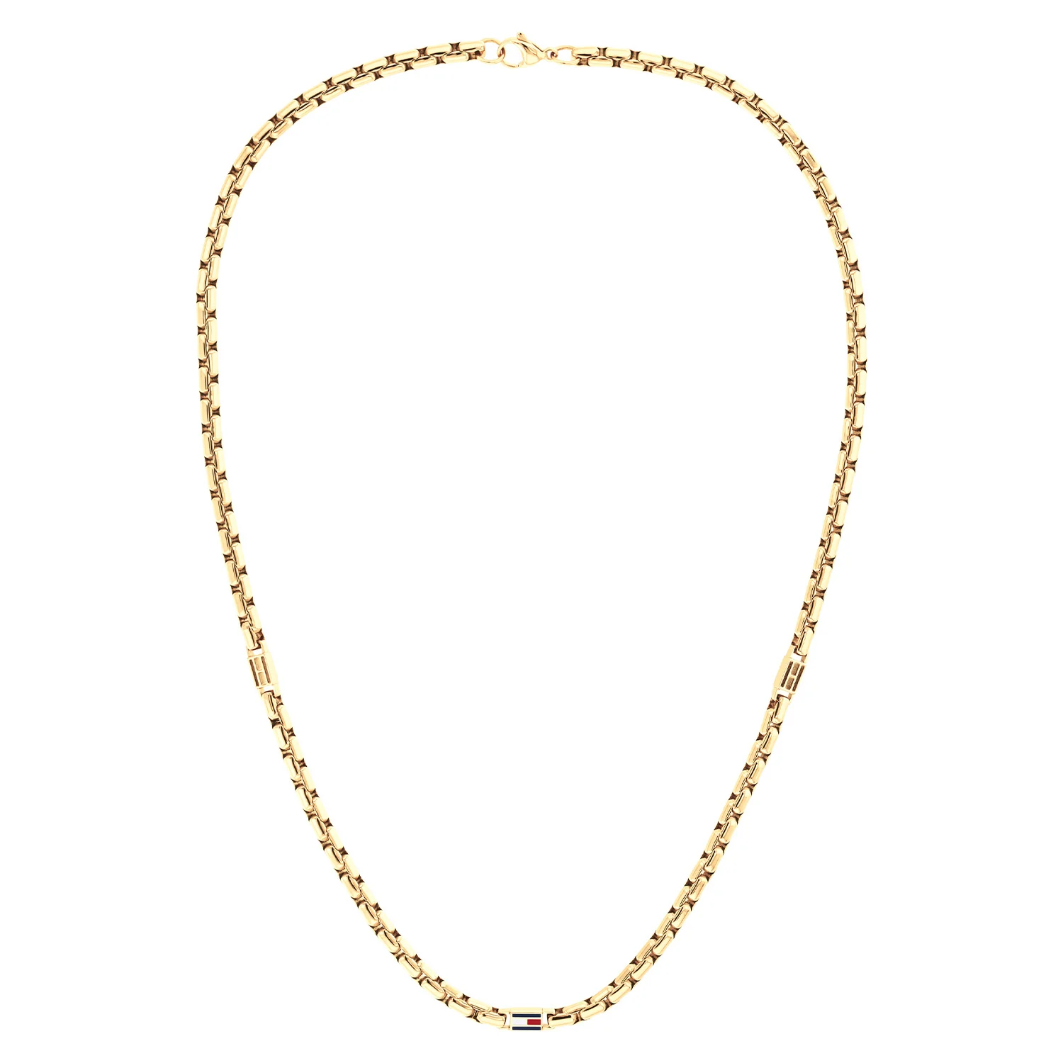 Tommy Hilfiger Roestvrij Staal Goudkleurige Heren Ketting TJ2790673