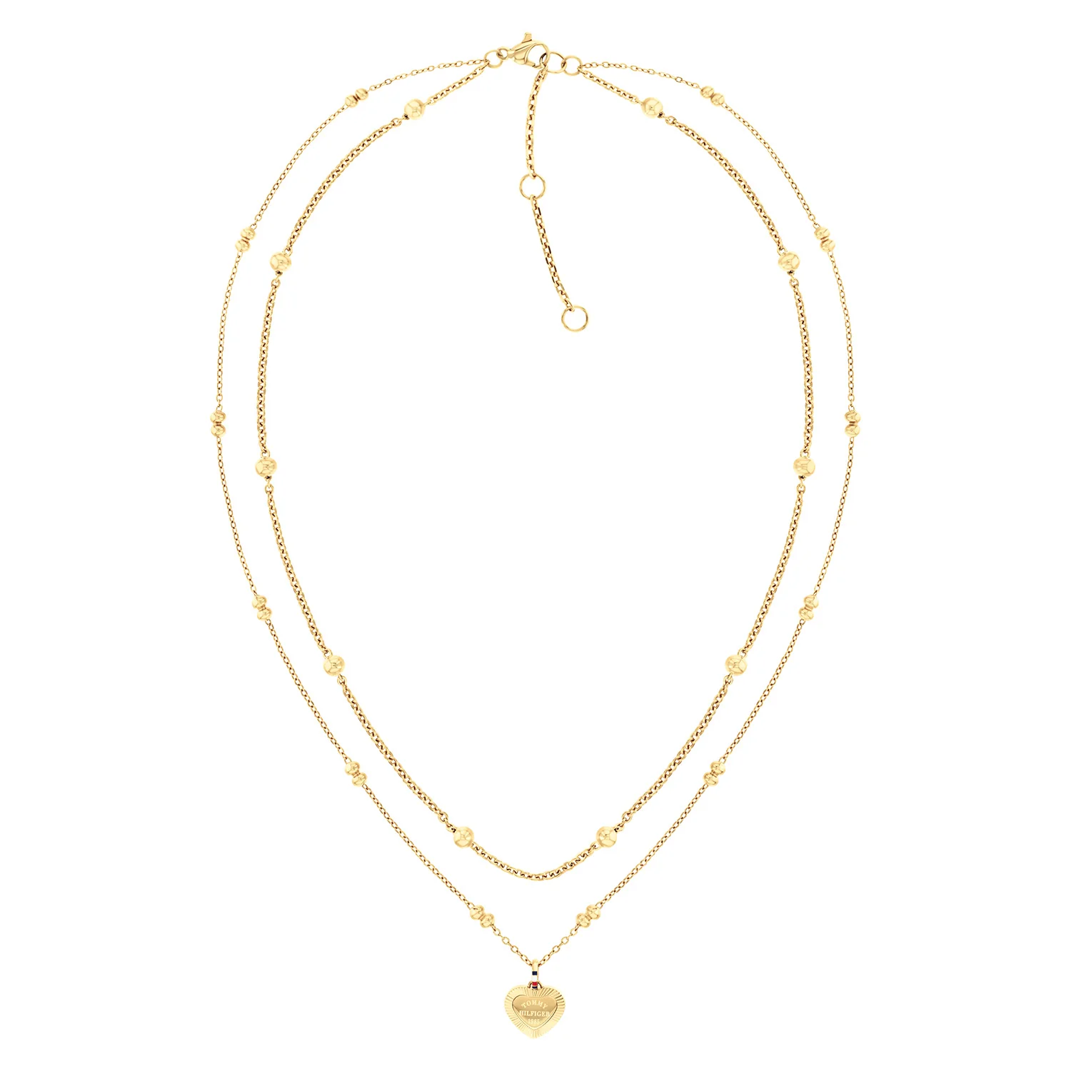 Tommy Hilfiger Roestvrij Staal Goudkleurige Dames Ketting TJ2781010