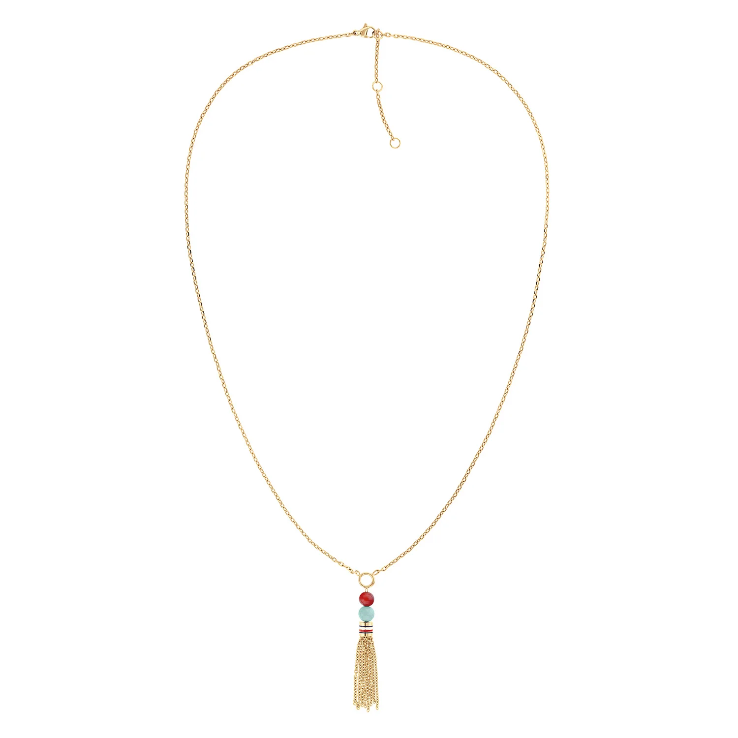 Tommy Hilfiger Roestvrij Staal Goudkleurige Dames Ketting TJ2781041