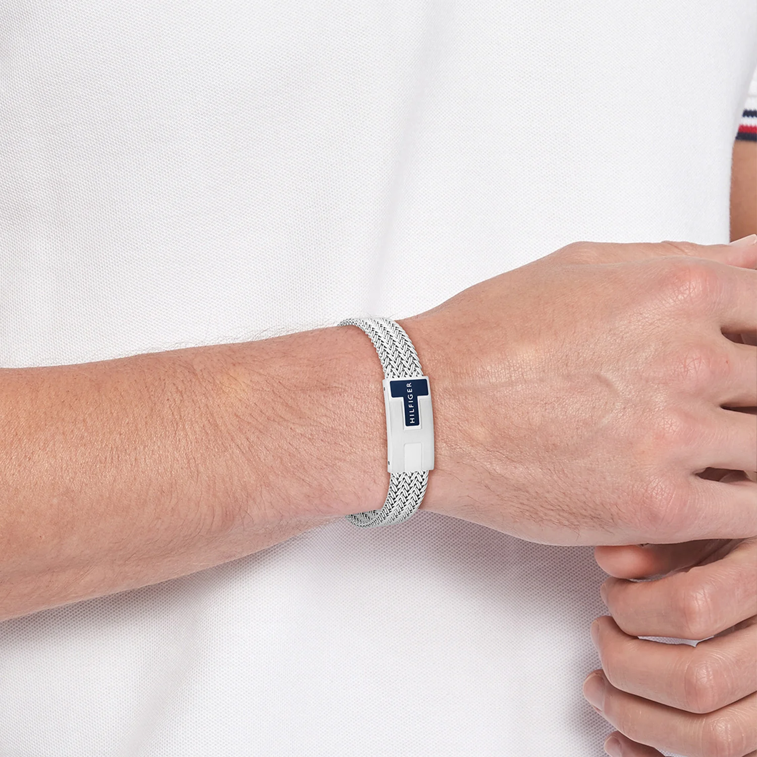 Tommy Hilfiger Roestvrij Staal Zilverkleurige Heren Schakelarmband TJ2790705 - Image 2