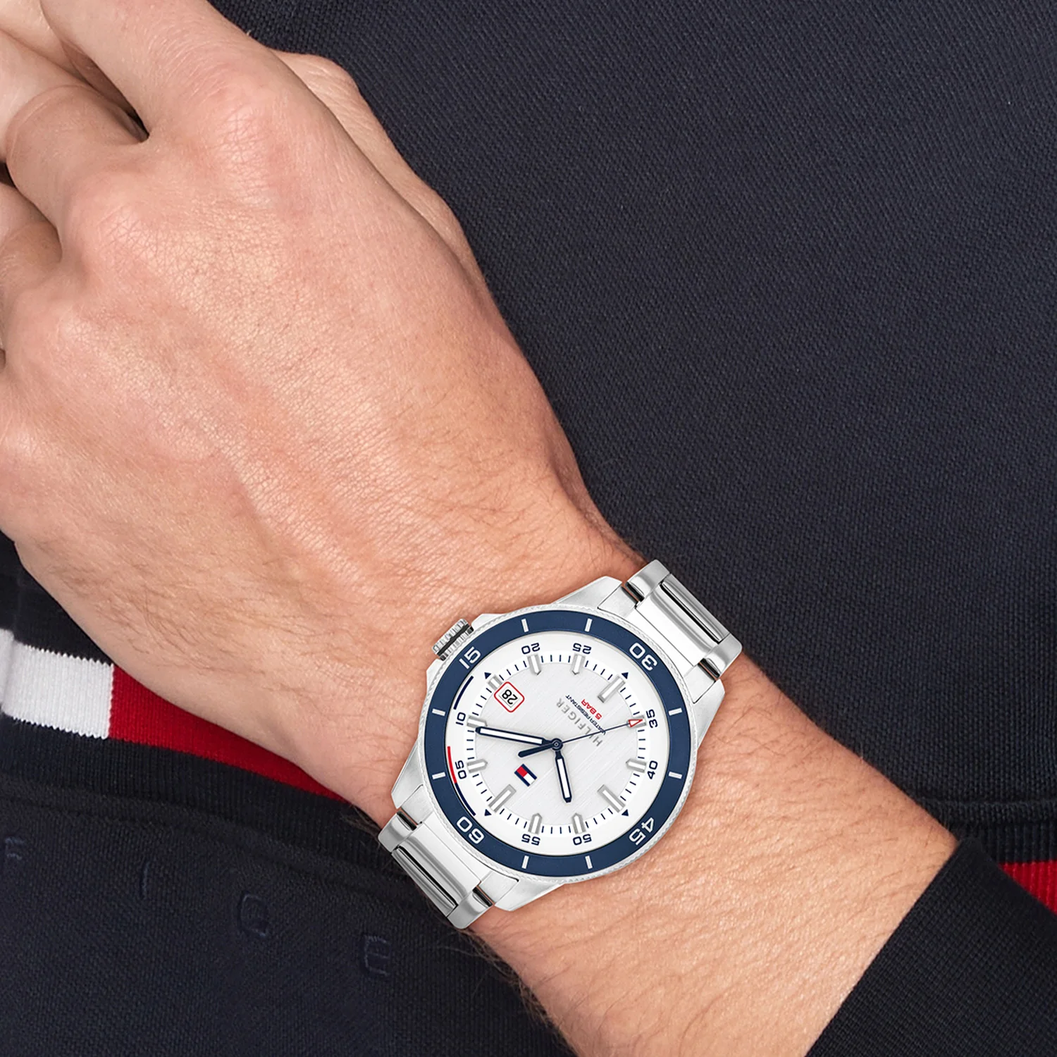Tommy Hilfiger Zilverkleurig Herenhorloge TH1792227 - Image 2