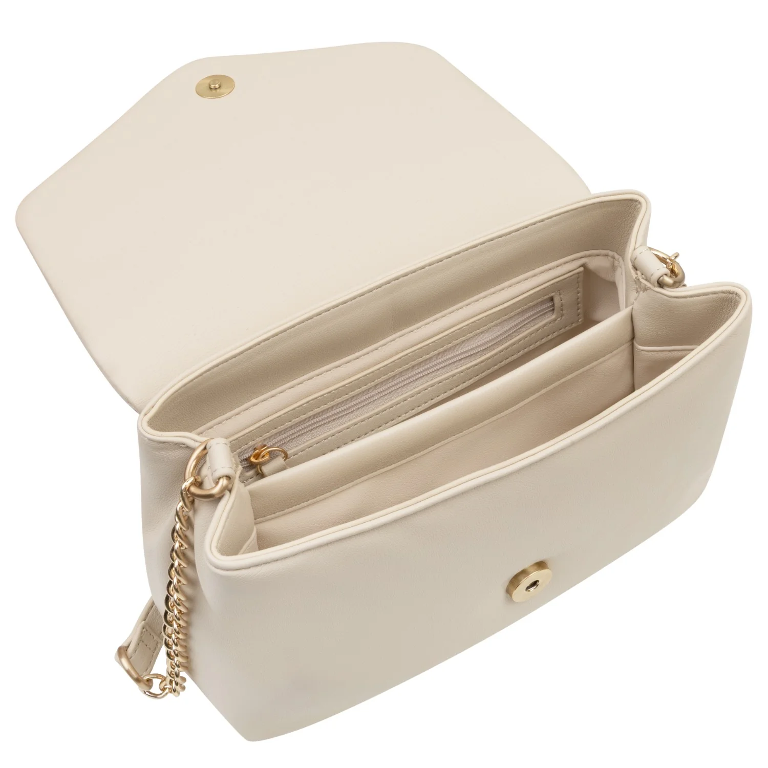 Valentino Bags Stella Ecru Schoudertas VBS9AK09ECRU - Image 3