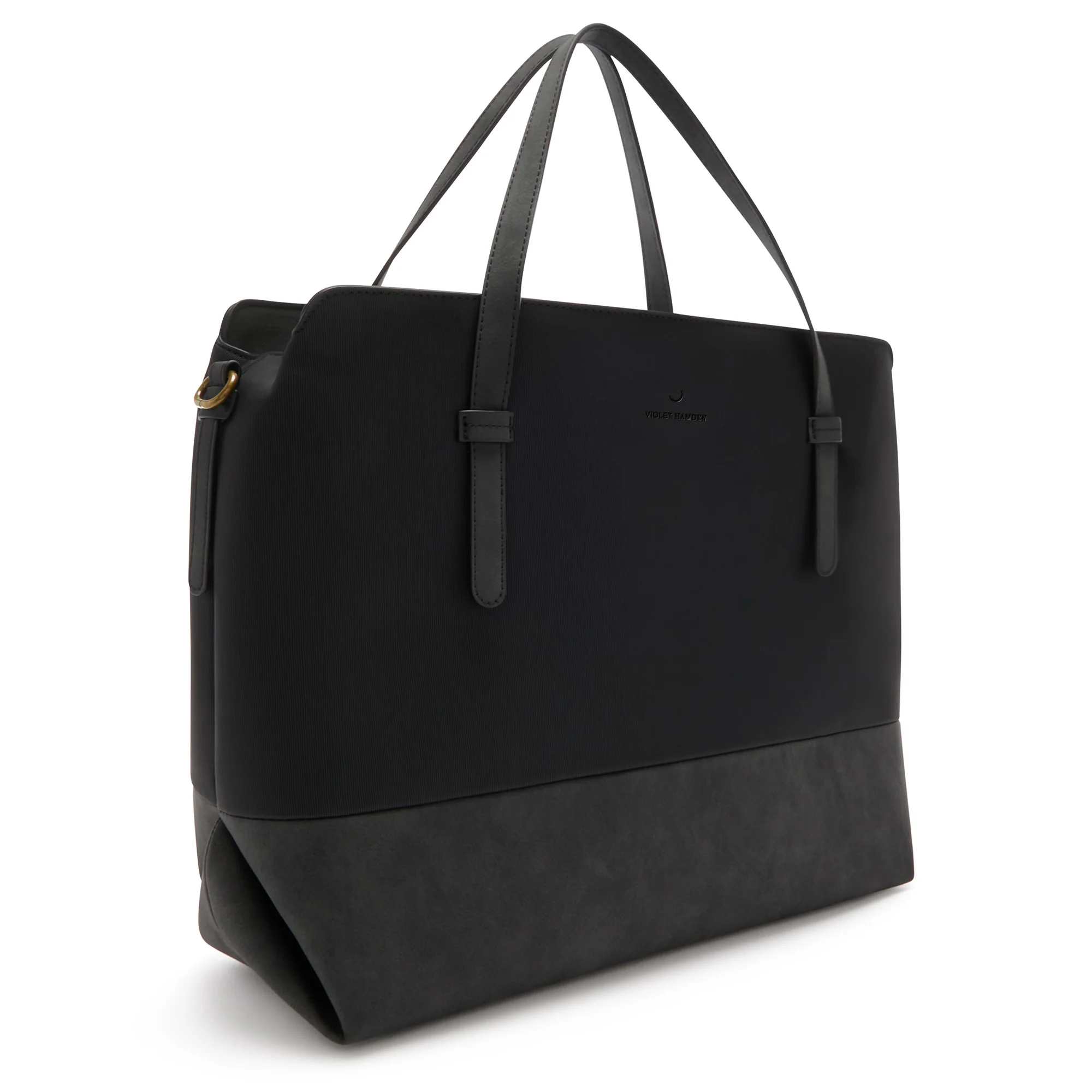 Violet Hamden Essential Bag Zwarte Schoudertas met 13 inch Laptopvak VH25034 - Image 5