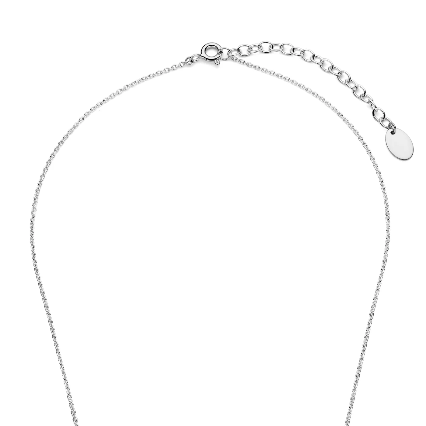 Violet Hamden Luna 925 Sterling Zilveren Ketting met Manen en Witte Zirkonia Steentje VH340043 - Image 4