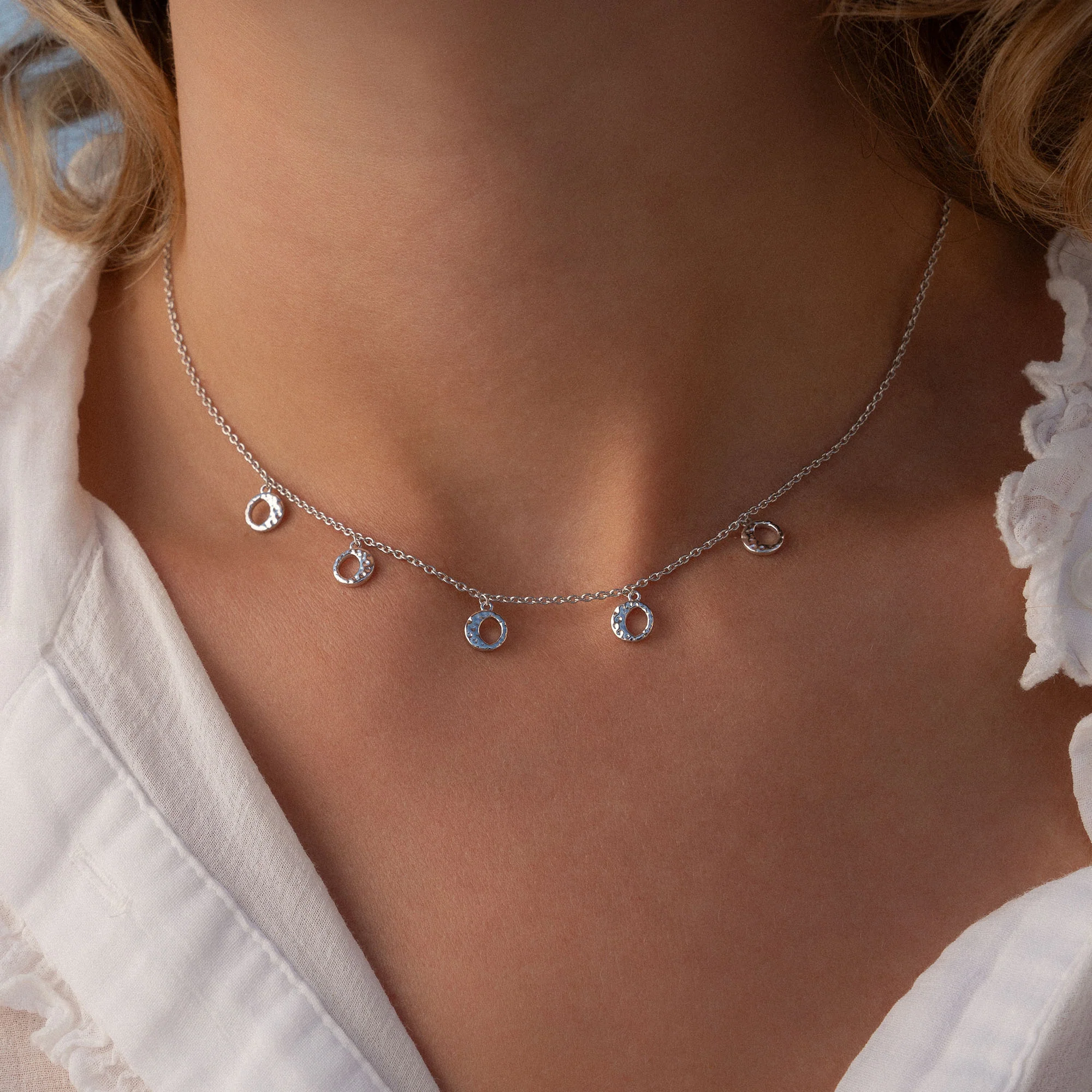 Violet Hamden Luna 925 Sterling Zilveren Ketting met Manen VH340033 - Image 2