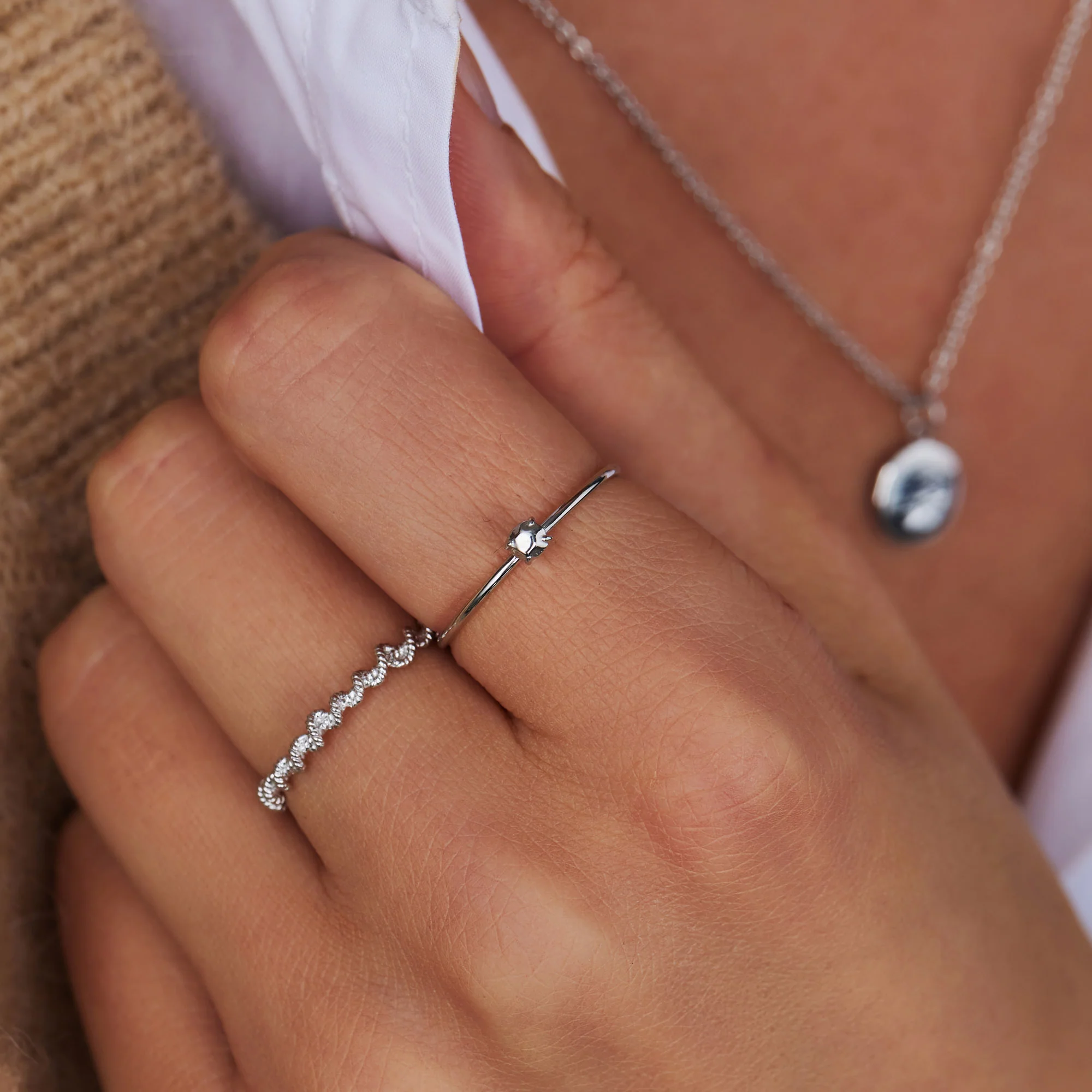 Violet Hamden Sisterhood Stone 925 Sterling Zilveren Ring VH33002-50 (Maat: 50) - Image 4