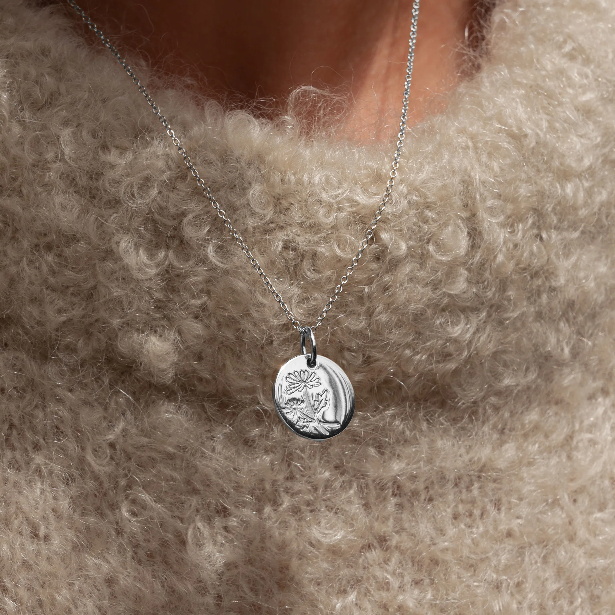 Violet Hamden Venus 925 Sterling Zilveren Ketting met Geboortebloem VH340026-JUL - Image 2