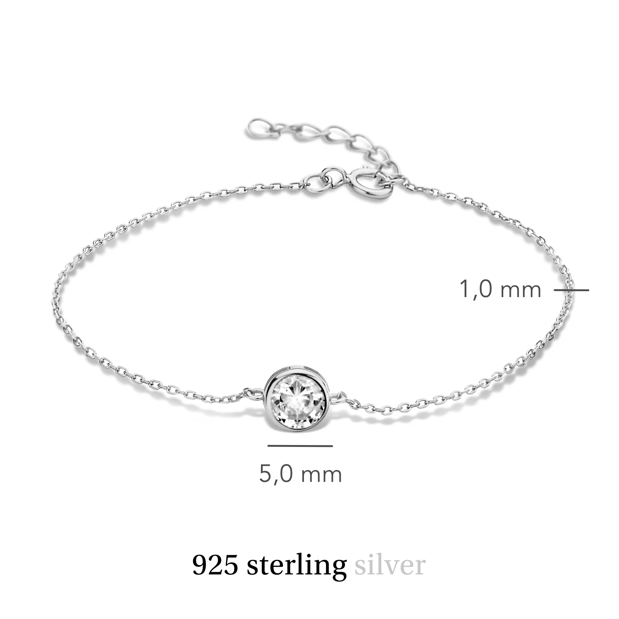 Violet Hamden Venus 925 Sterling Zilveren Armband met Geboortesteen VH320009-JUL - Image 5