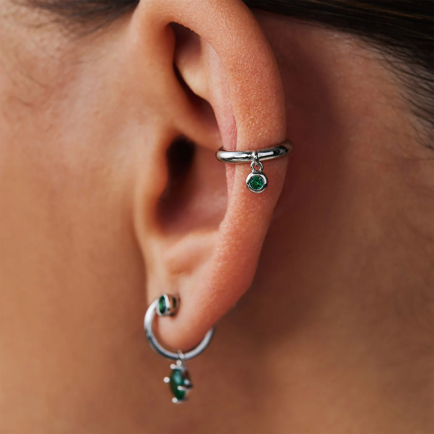 Violet Hamden Venus 925 Sterling Zilveren Ear Cuff Met Geboortesteen VH370001-AUG - Image 3