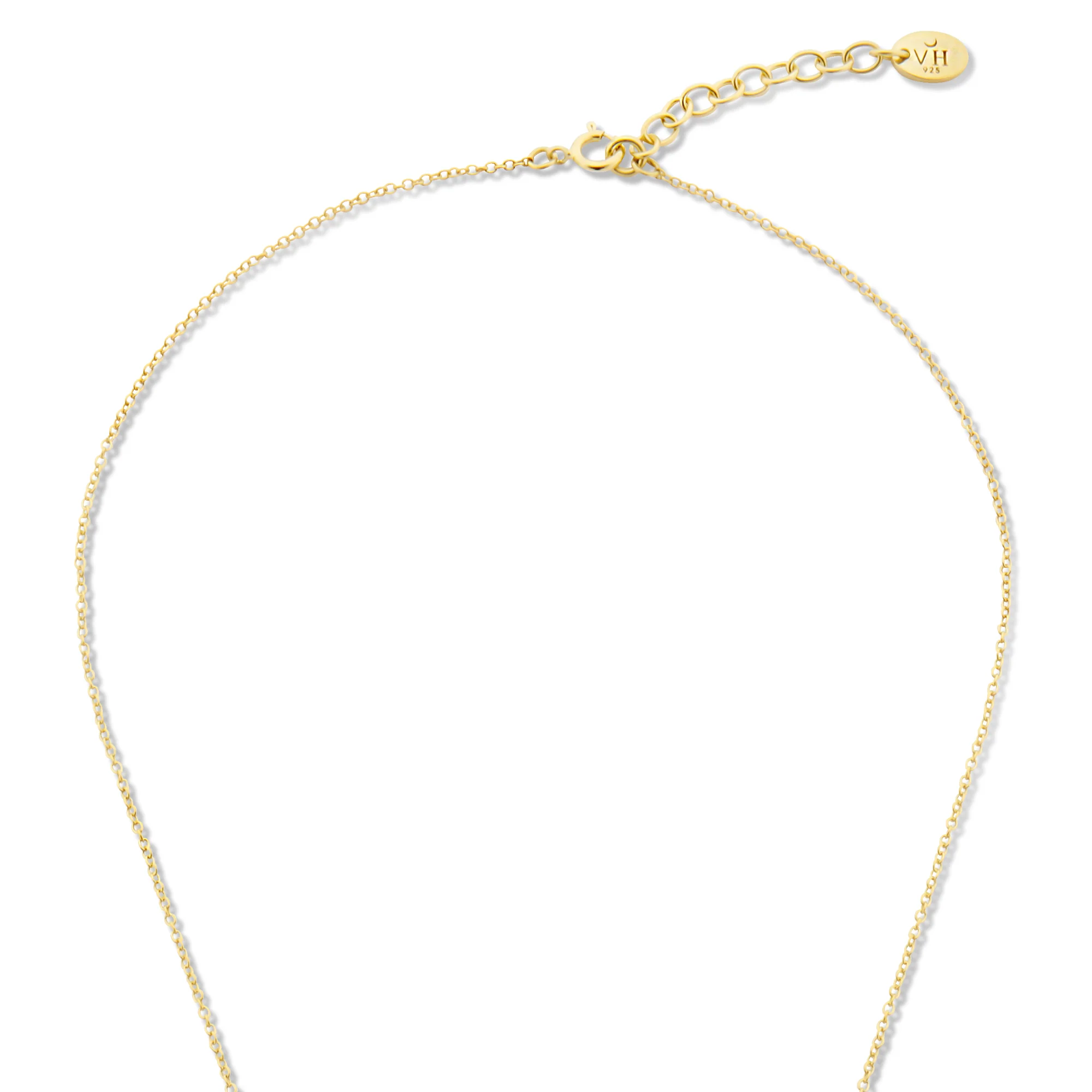 Violet Hamden Venus 925 Sterling Zilveren Gold Plated Ketting met Geboortebloem VH340025-DEC - Image 8
