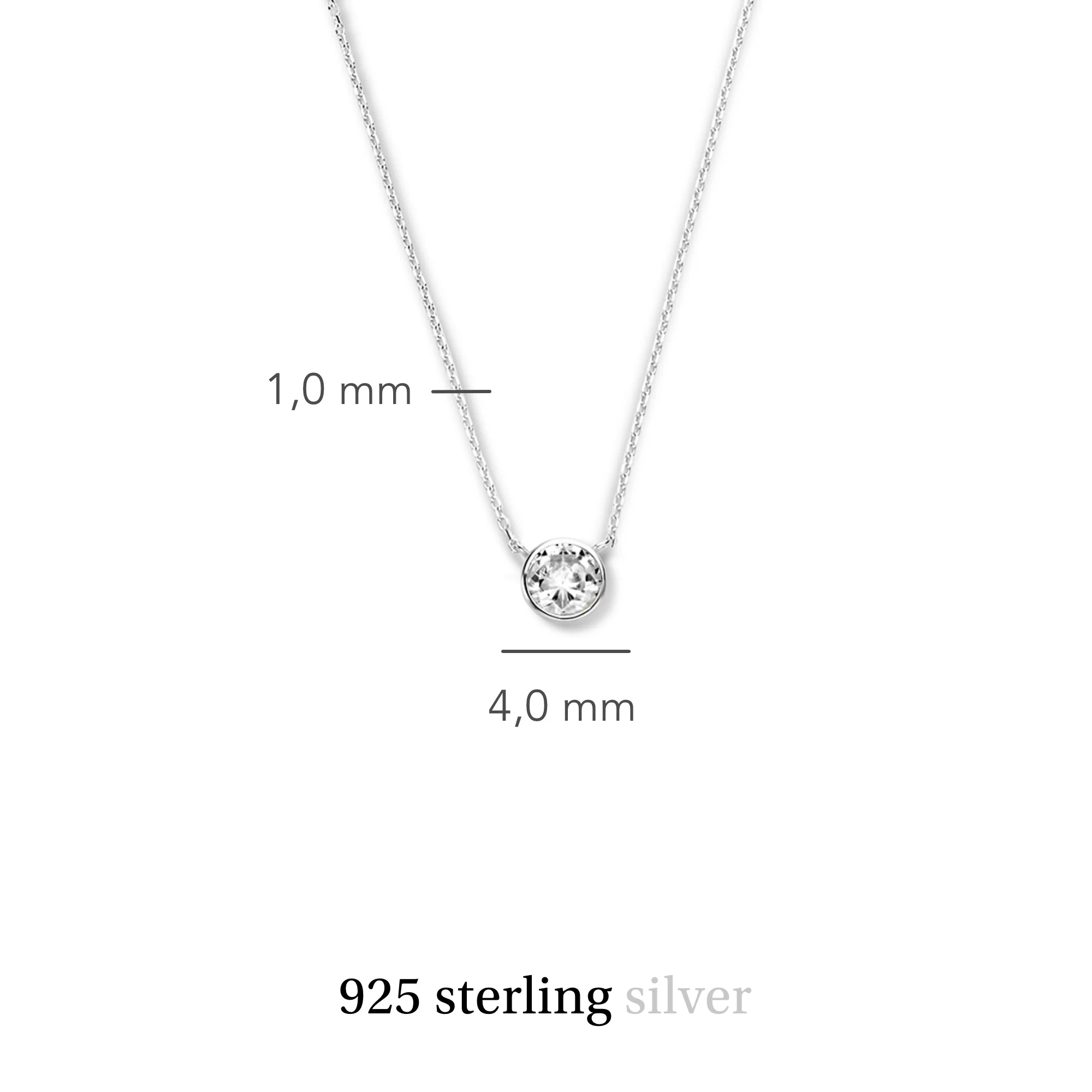 Violet Hamden Venus 925 Sterling Zilveren Ketting met Geboortesteen VH340009-AUG - Image 9